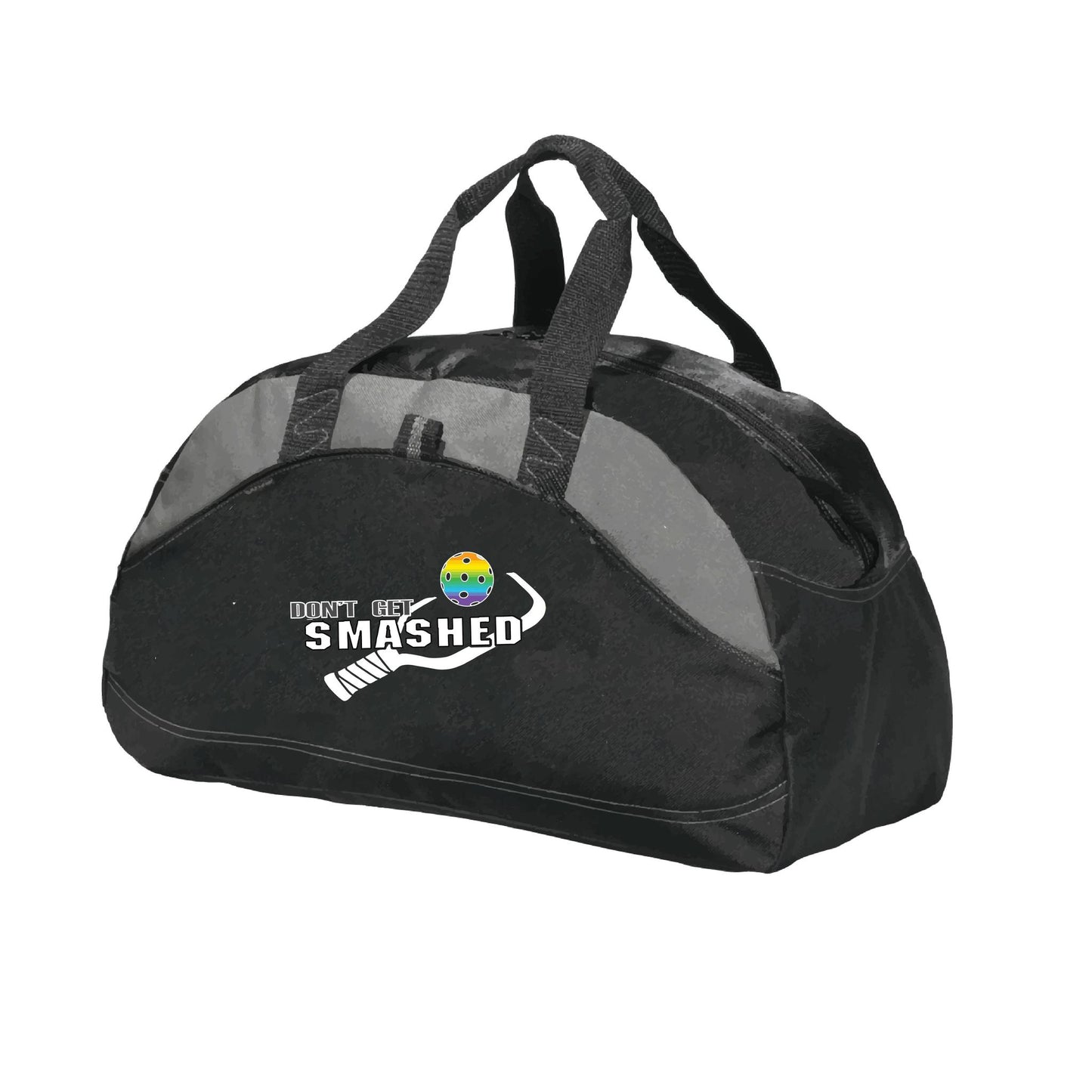 Don't Get Smashed (Customizable Ball Color) | Pickleball Sports Duffel | Medium Size Court Bag