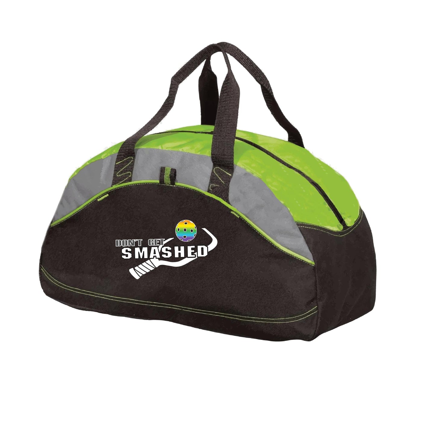 Don't Get Smashed (Customizable Ball Color) | Pickleball Sports Duffel | Medium Size Court Bag
