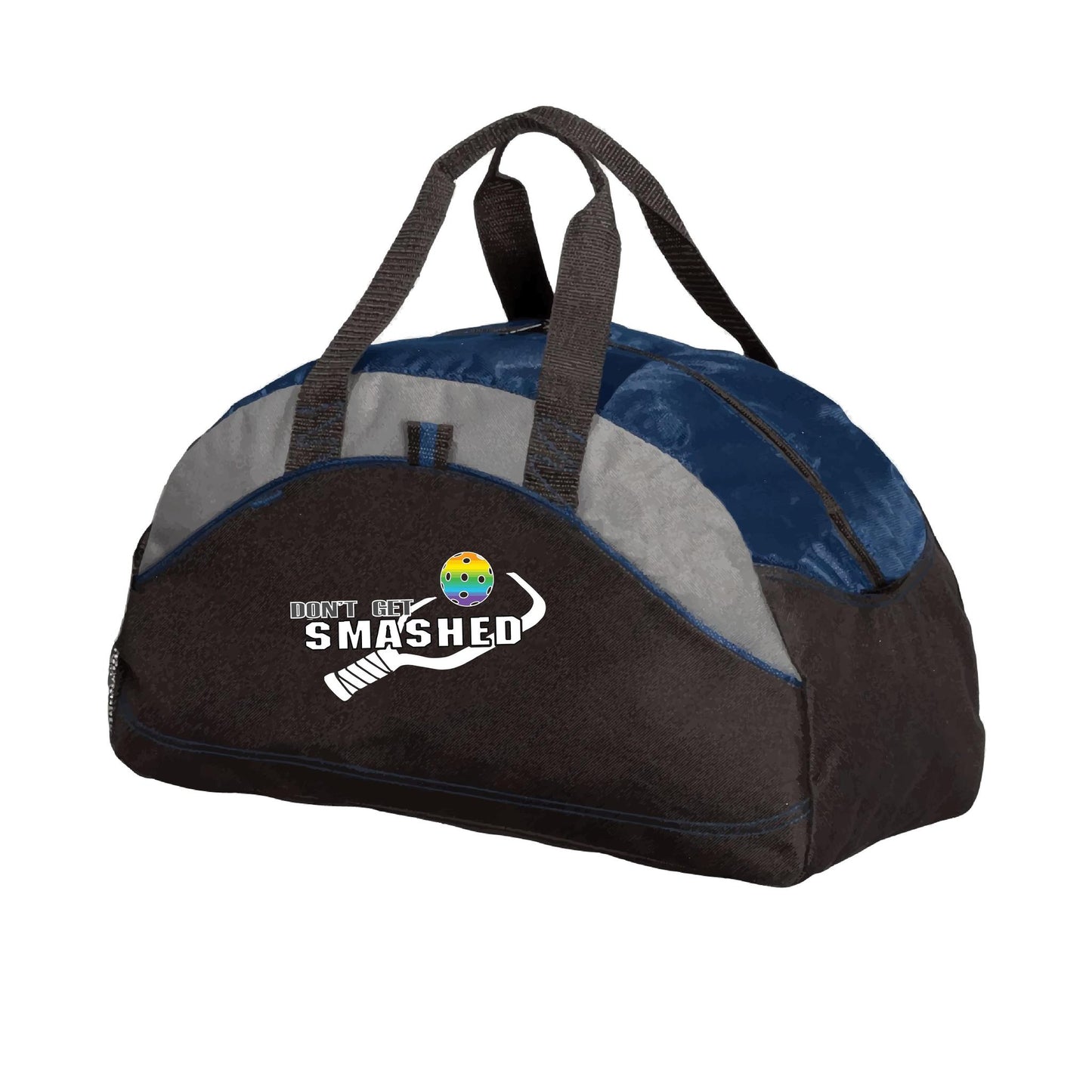 Don't Get Smashed (Customizable Ball Color) | Pickleball Sports Duffel | Medium Size Court Bag