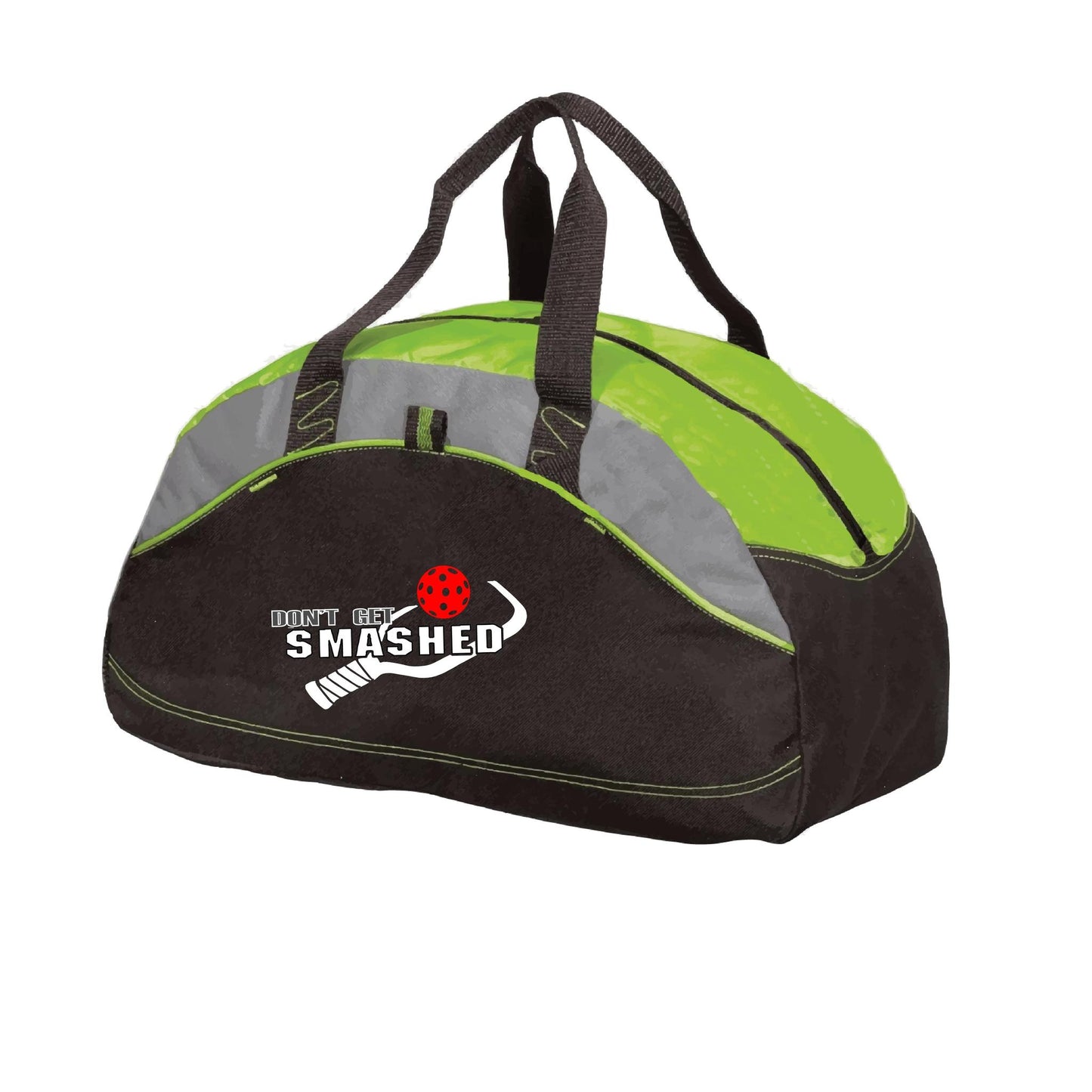 Don't Get Smashed (Customizable Ball Color) | Pickleball Sports Duffel | Medium Size Court Bag