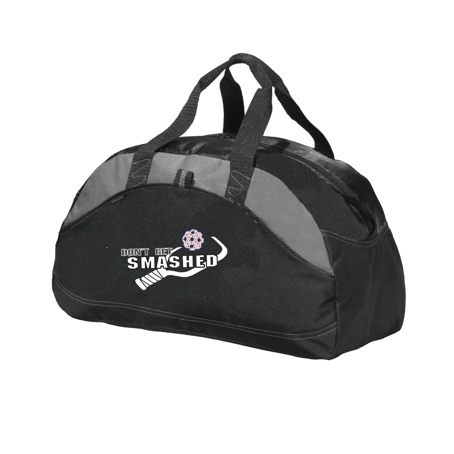 Don't Get Smashed (Customizable Ball Color) | Pickleball Sports Duffel | Medium Size Court Bag