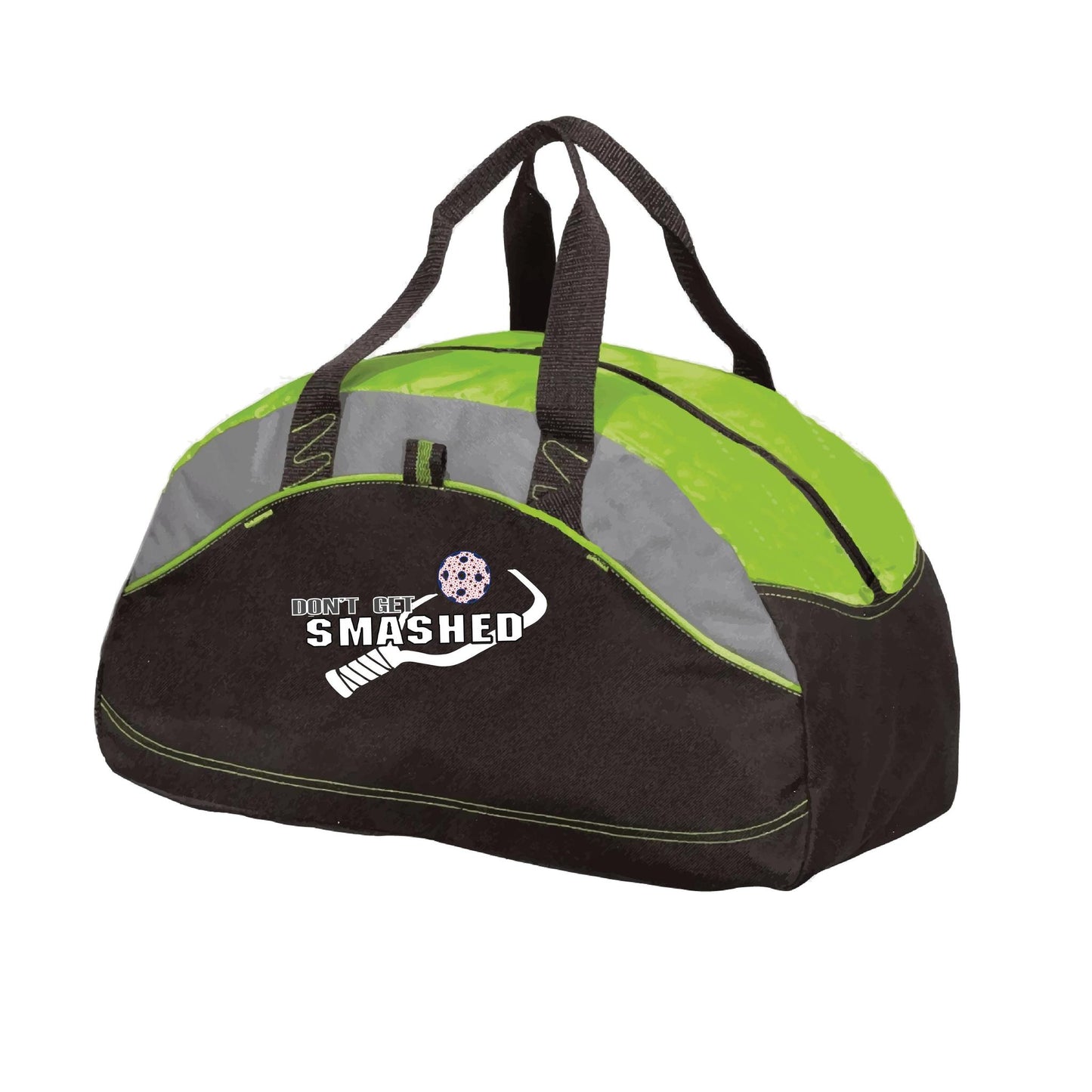 Don't Get Smashed (Customizable Ball Color) | Pickleball Sports Duffel | Medium Size Court Bag