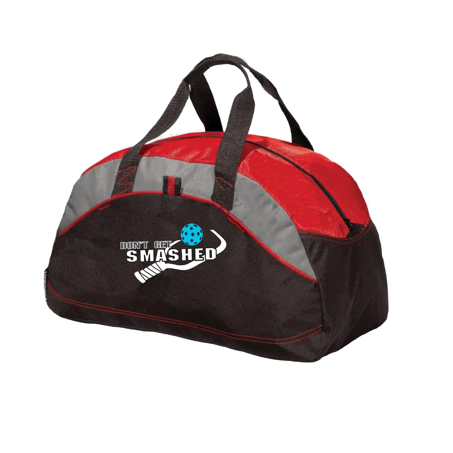 Don't Get Smashed (Customizable Ball Color) | Pickleball Sports Duffel | Medium Size Court Bag