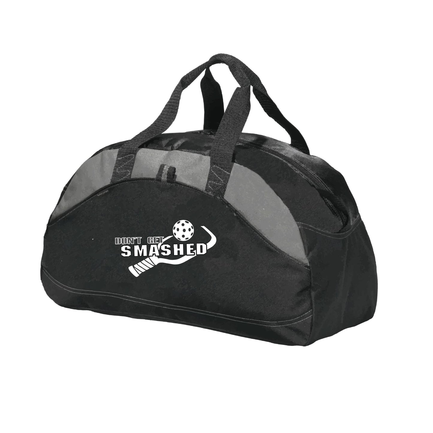 Don't Get Smashed (Customizable Ball Color) | Pickleball Sports Duffel | Medium Size Court Bag
