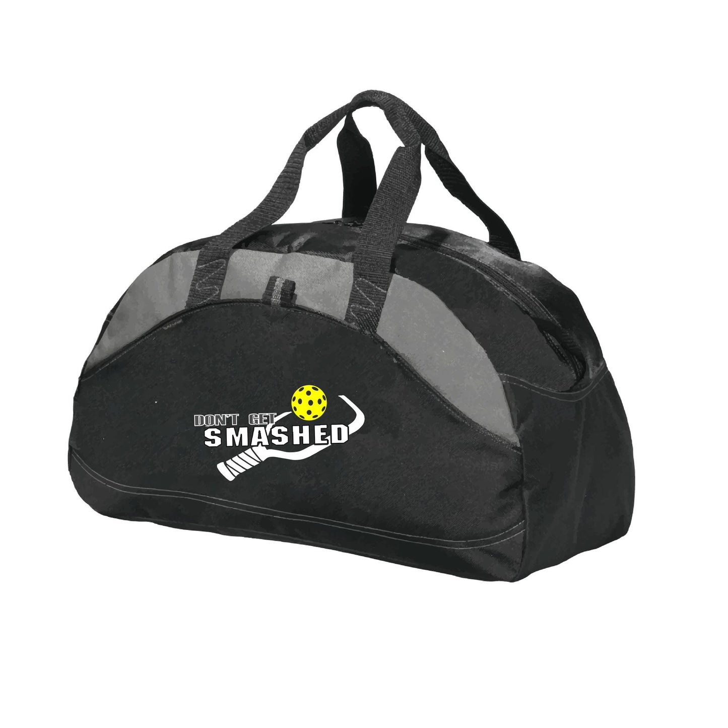 Don't Get Smashed (Customizable Ball Color) | Pickleball Sports Duffel | Medium Size Court Bag