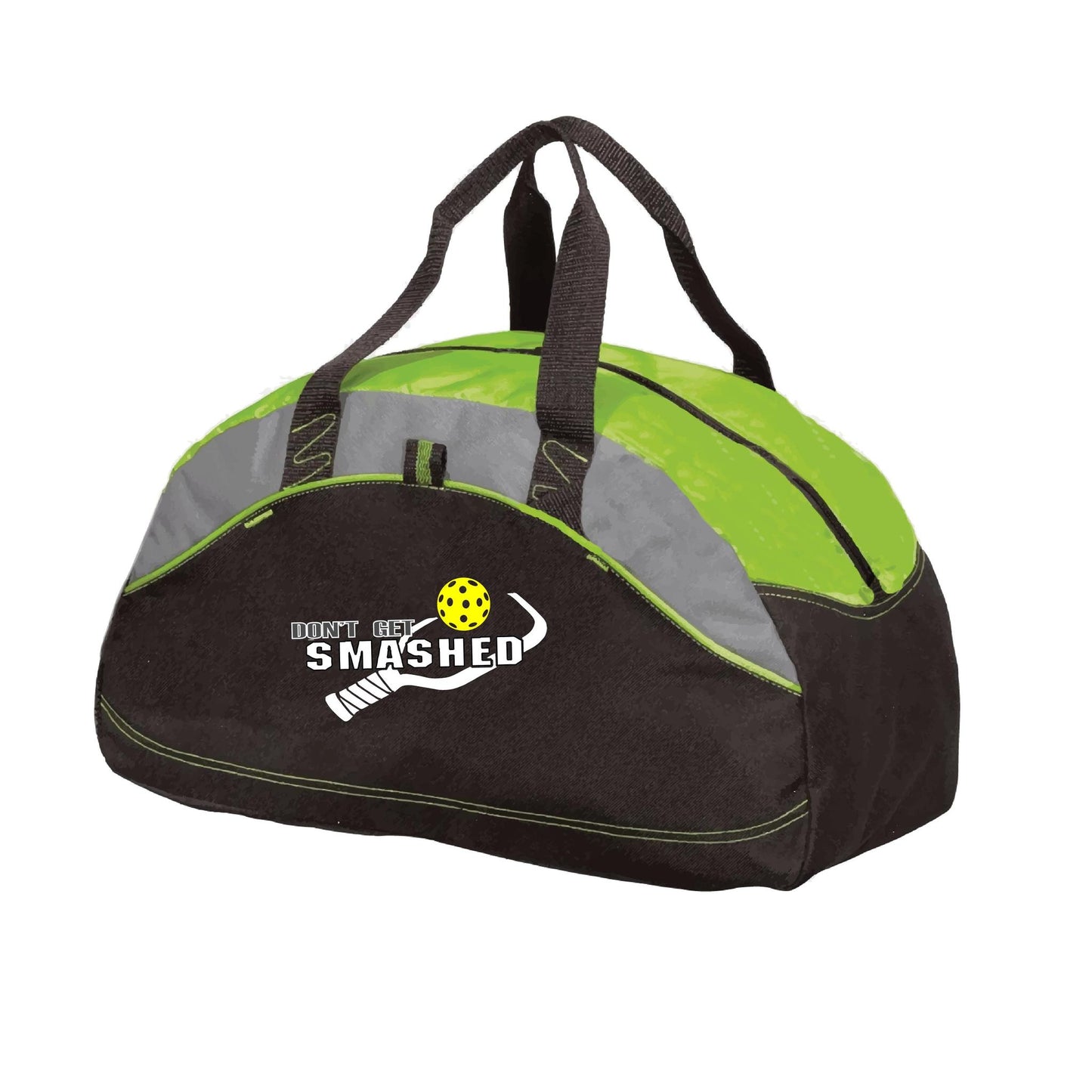 Don't Get Smashed (Customizable Ball Color) | Pickleball Sports Duffel | Medium Size Court Bag