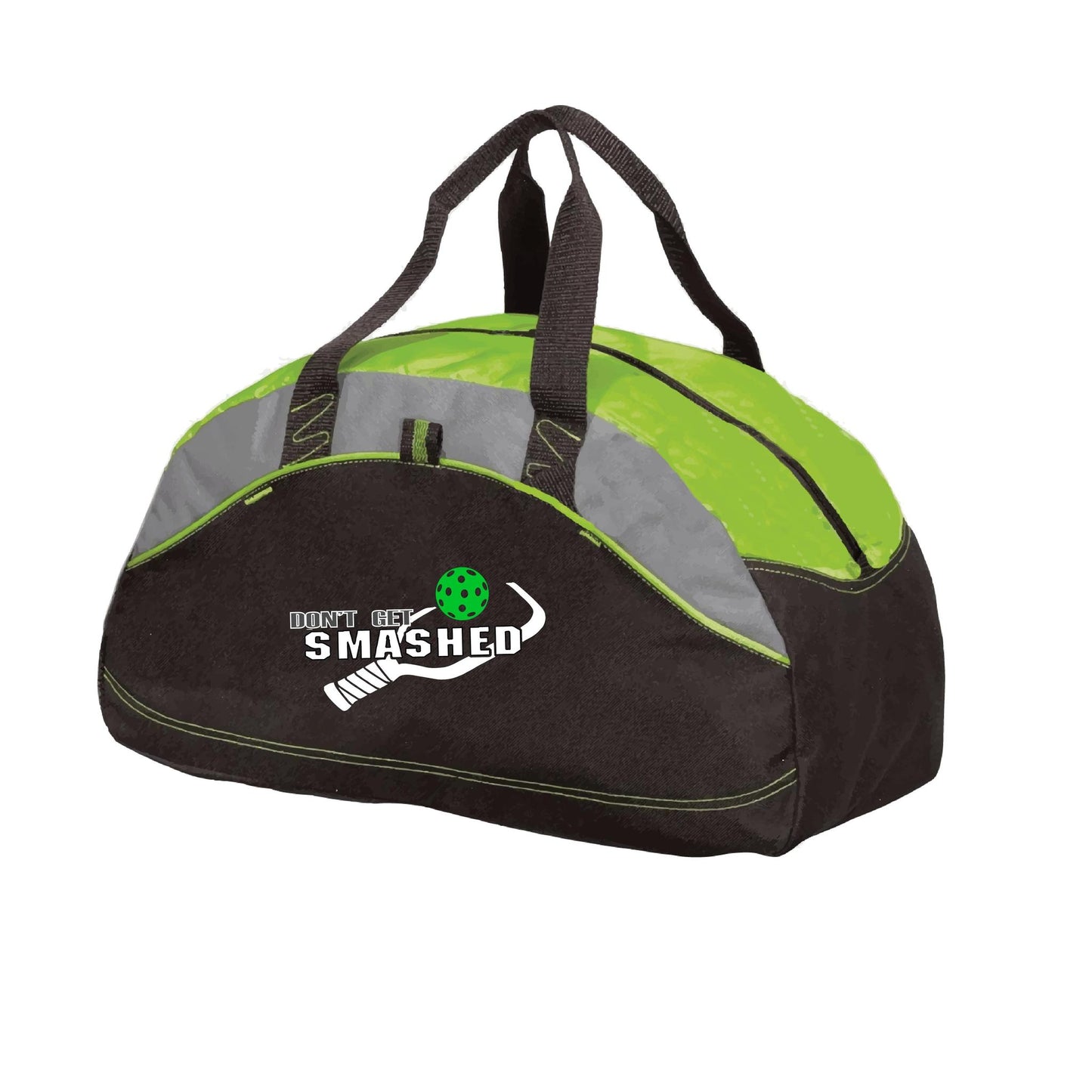 Don't Get Smashed (Customizable Ball Color) | Pickleball Sports Duffel | Medium Size Court Bag