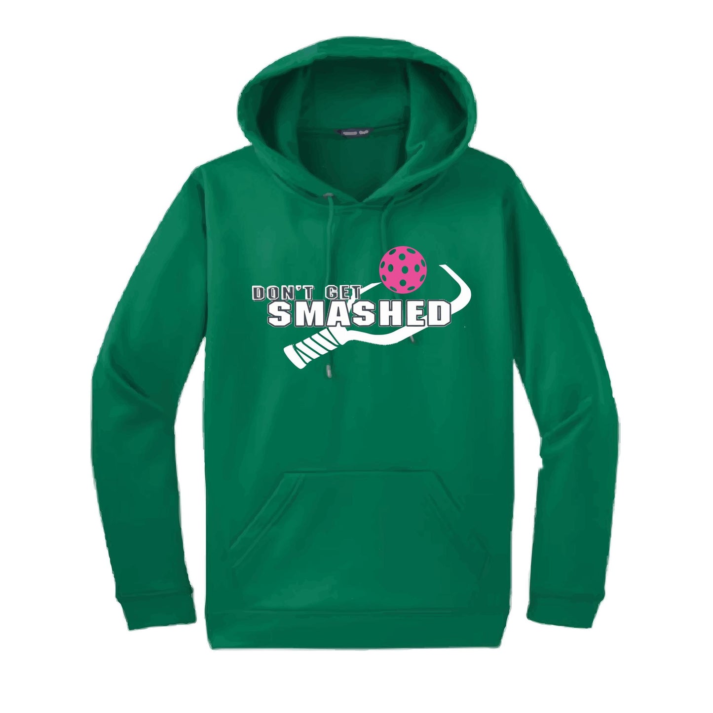 Don't Get Smashed Customizable (Colors Cyan Orange Pink) | Unisex Hoodie Pickleball Sweatshirt | 50% Cotton 50% Polyester