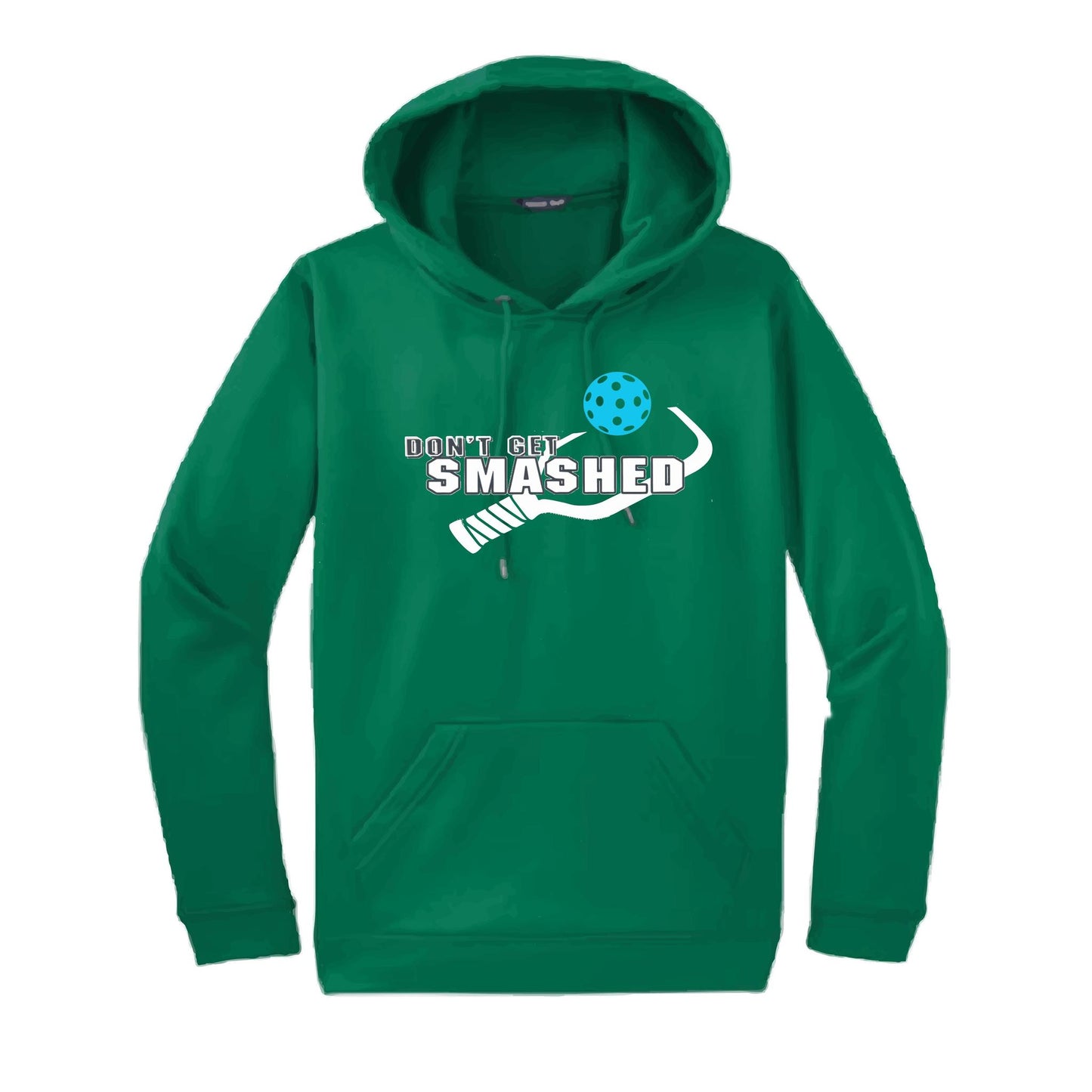 Don't Get Smashed Customizable (Colors Cyan Orange Pink) | Unisex Hoodie Pickleball Sweatshirt | 50% Cotton 50% Polyester