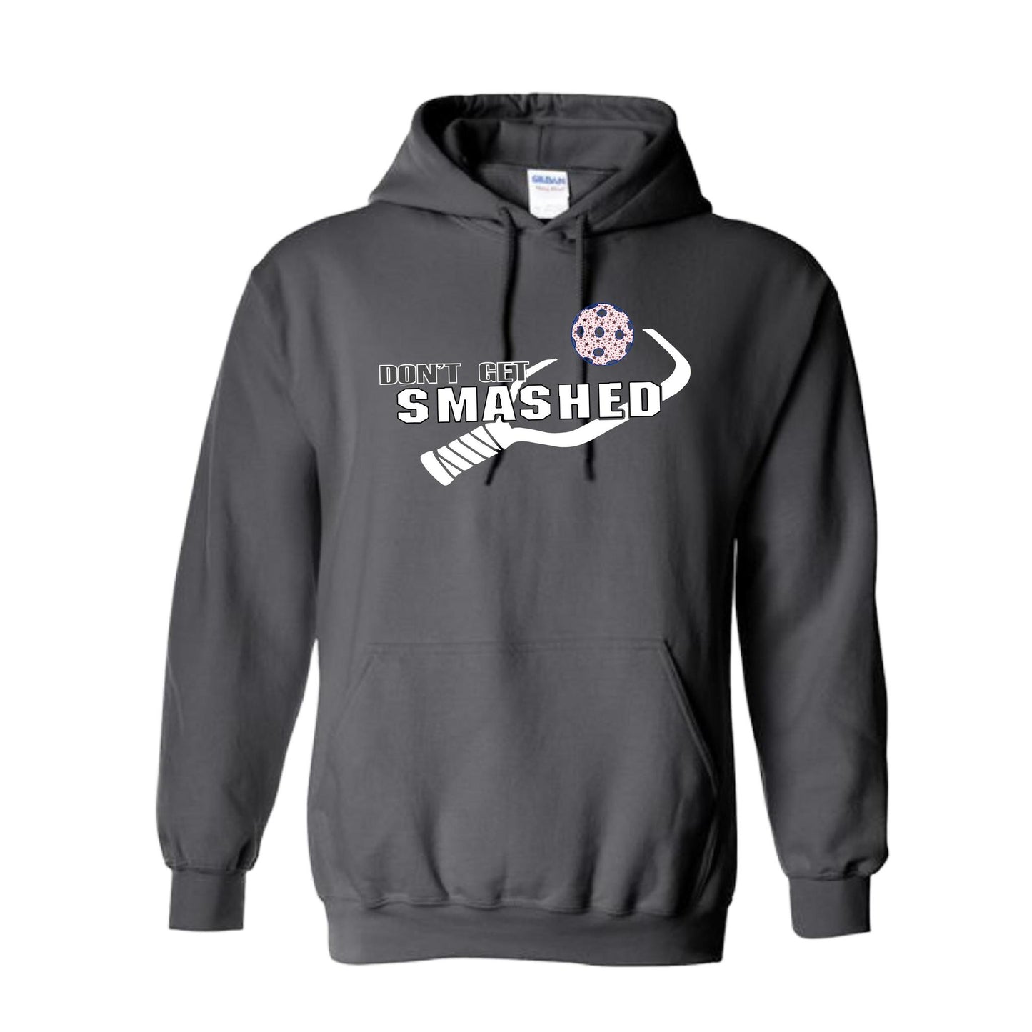 Don't Get Smashed (Patriotic Stars) | Unisex Hoodie Pickleball Sweatshirt | 50% Cotton 50% Polyester