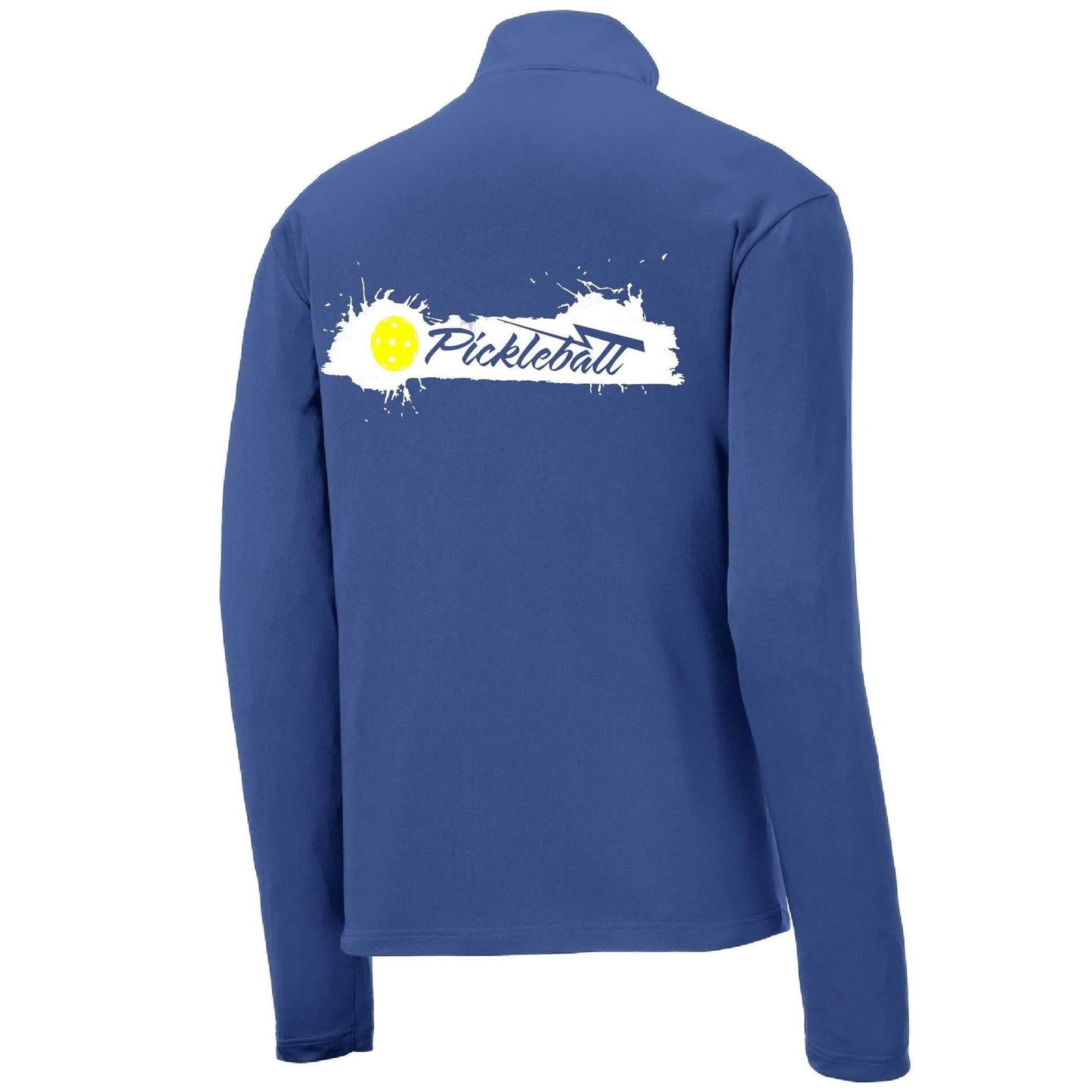 Extreme Pickleball | Men's 1/4 Zip Long Sleeve Pullover Athletic Performance Shirt | 100% Polyester