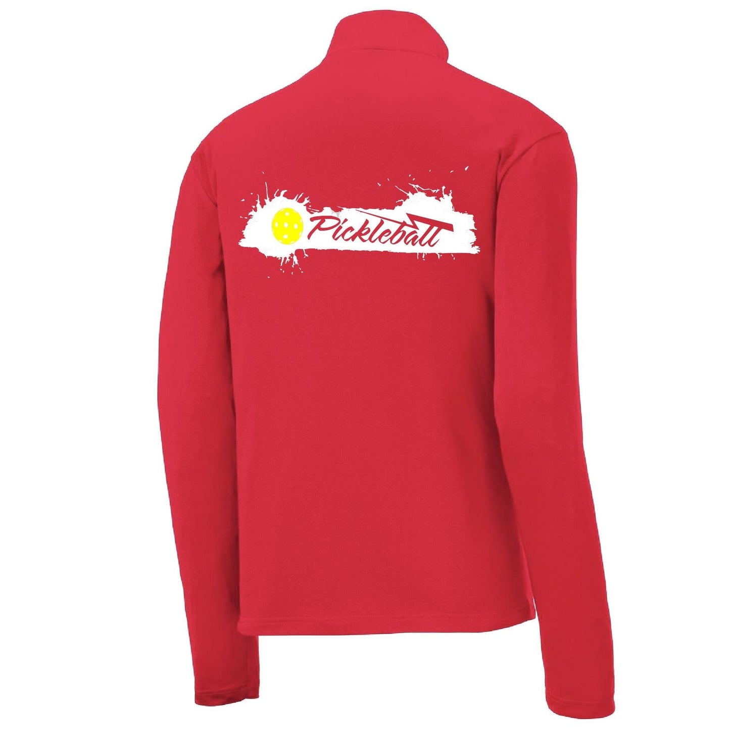 Extreme Pickleball | Men's 1/4 Zip Long Sleeve Pullover Athletic Performance Shirt | 100% Polyester