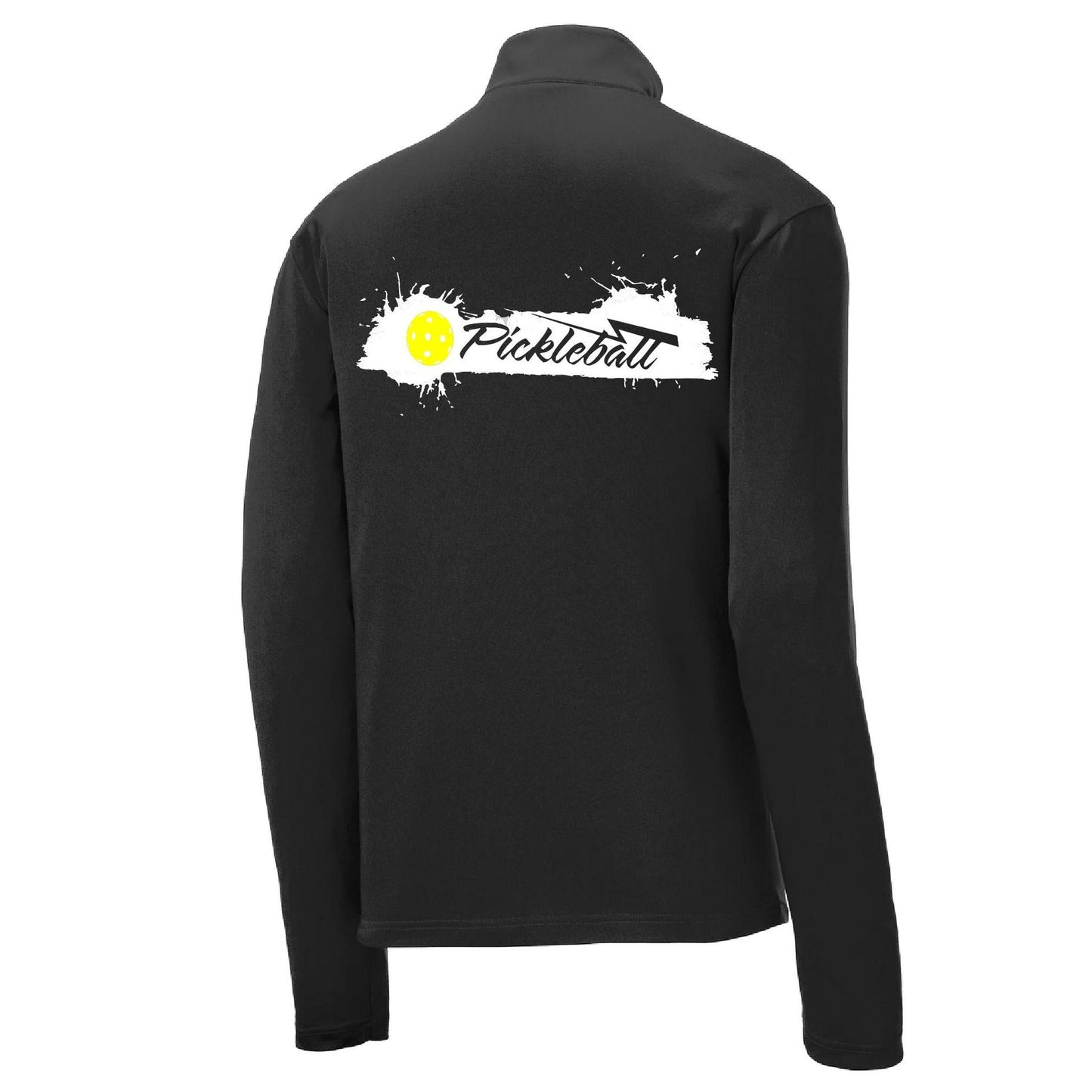 Extreme Pickleball | Men's 1/4 Zip Long Sleeve Pullover Athletic Performance Shirt | 100% Polyester