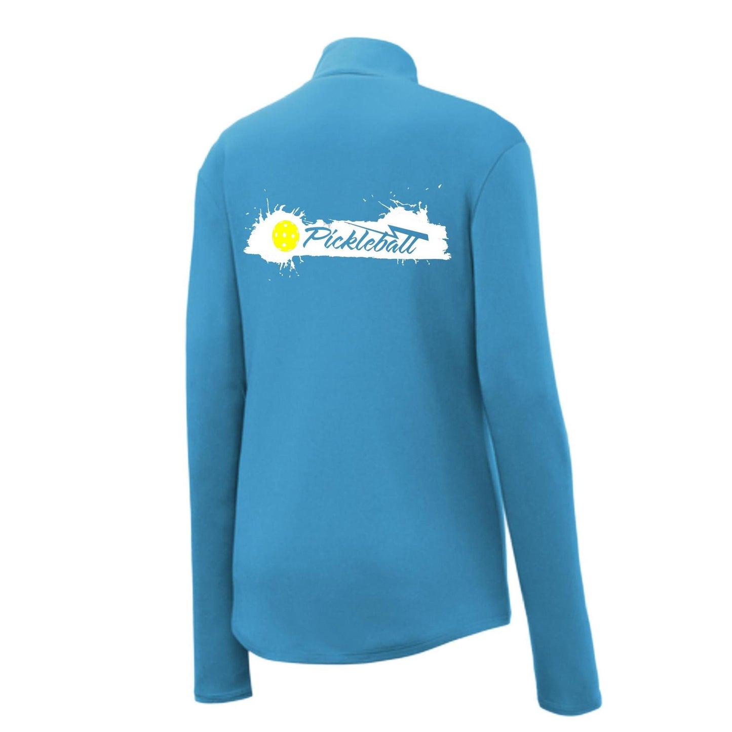 Extreme Pickleball | Women’s 1/4 Zip Pullover Athletic Performance Shirt | 100% Polyester