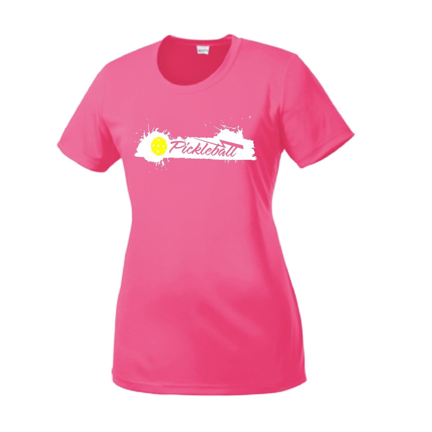 Extreme Pickleball | Women’s Short Sleeve Crewneck Pickleball Performance T-Shirts | 100% Polyester