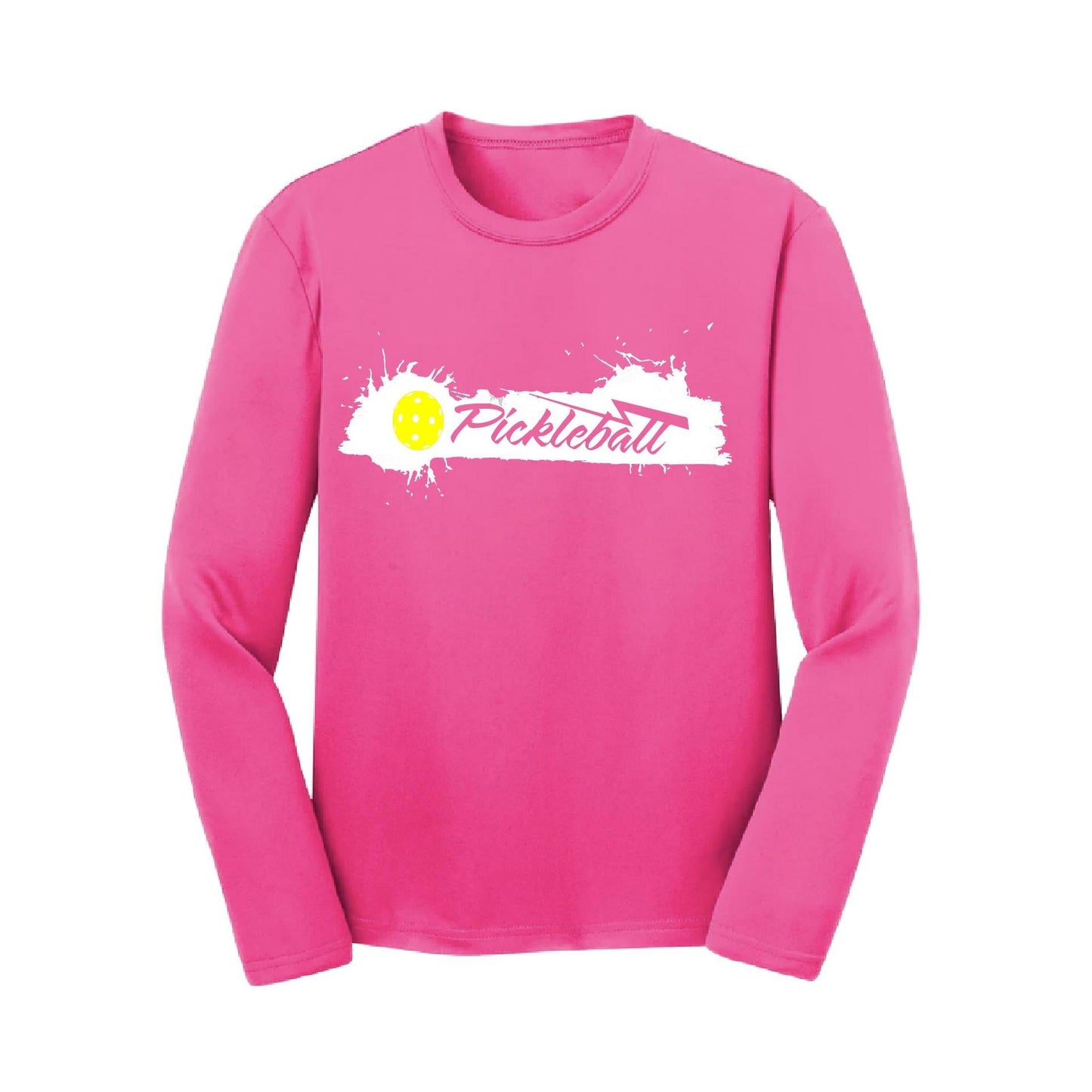Extreme Pickleball | Youth Long Sleeve Pickleball Performance T-Shirts | 100% Polyester
