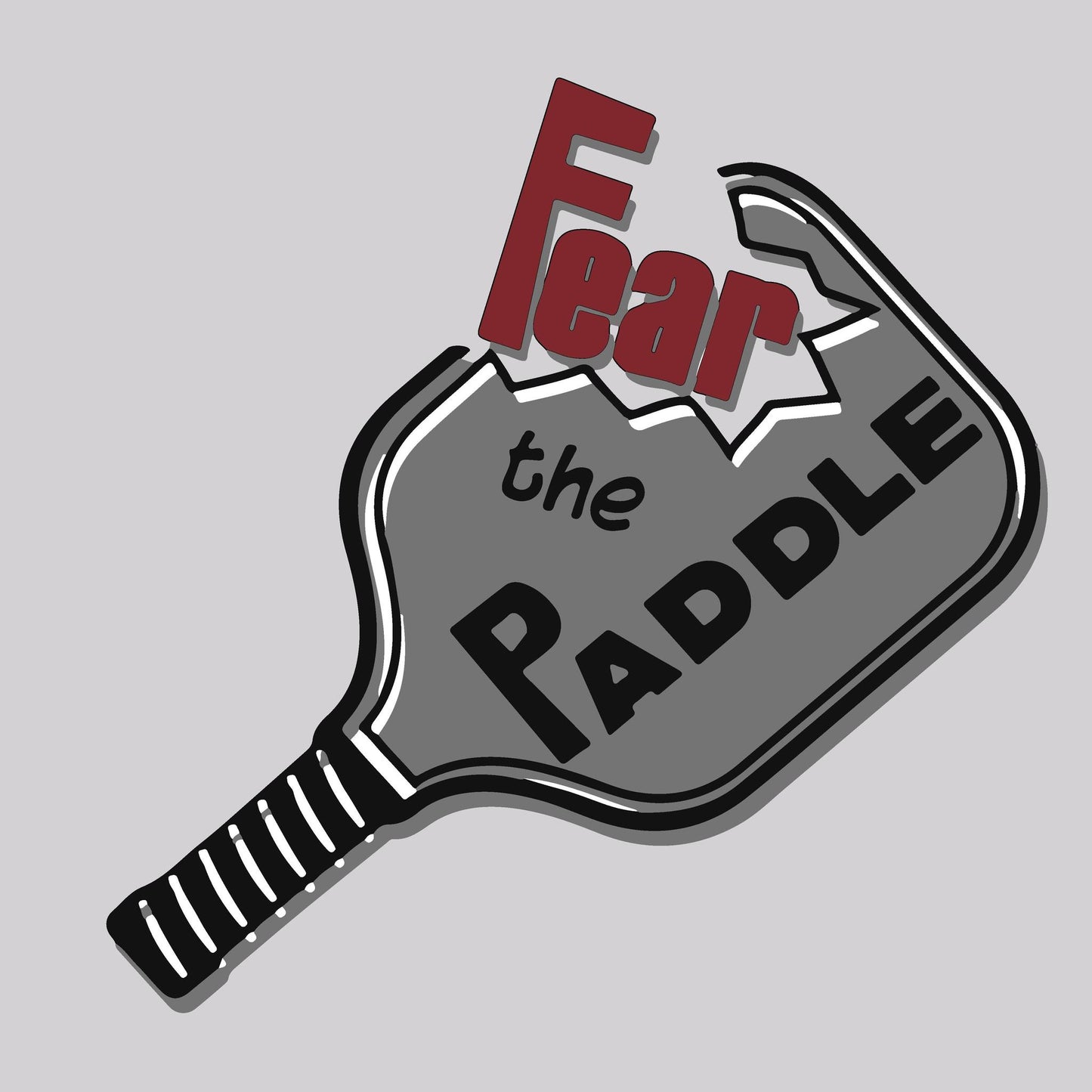 Fear The Paddle (Customizable) | Pickleball Visors | Moisture Wicking 100% Polyester