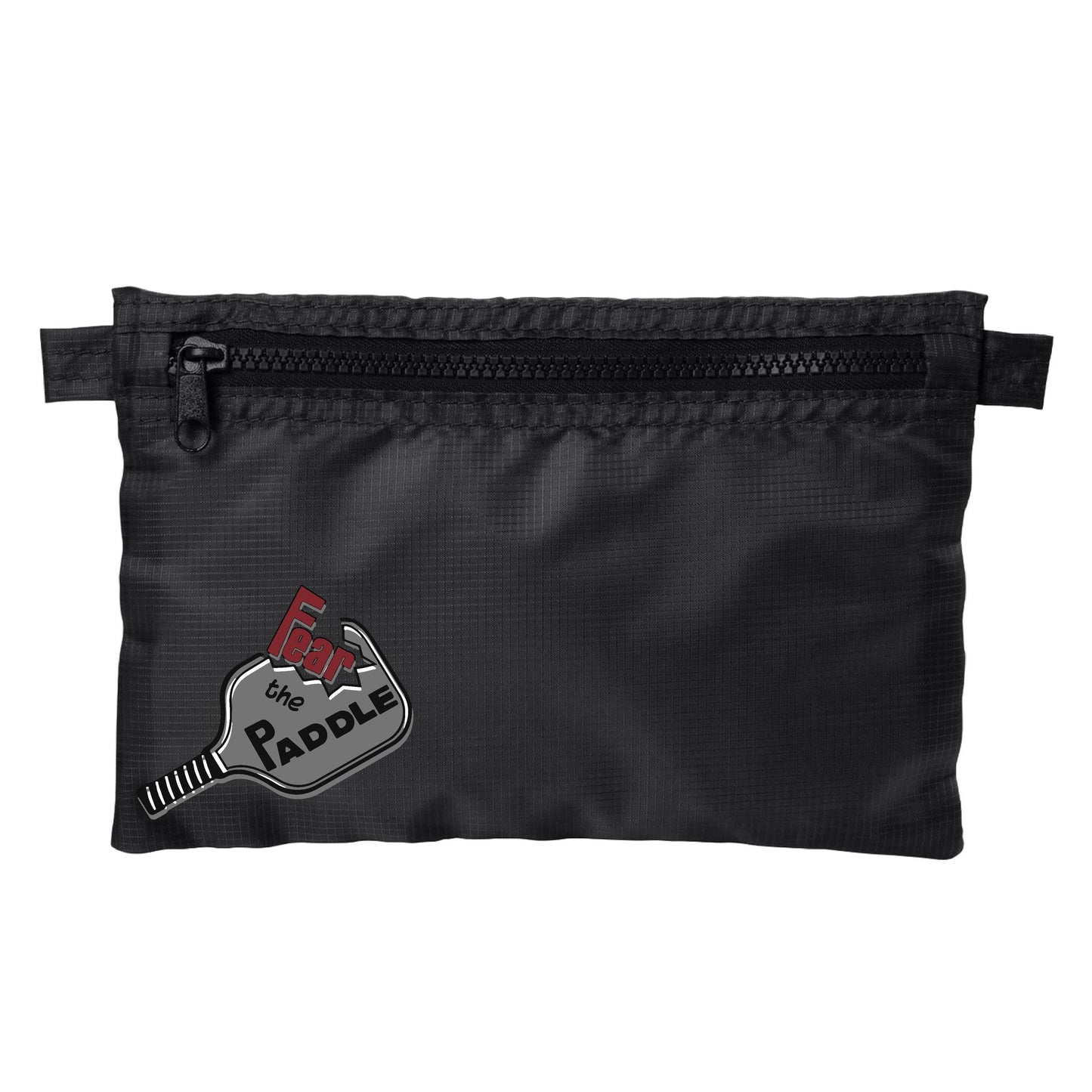 Fear The Paddle | Pickleball Cosmetic Stash Pouch Bag | Small Size Court Stash Bag