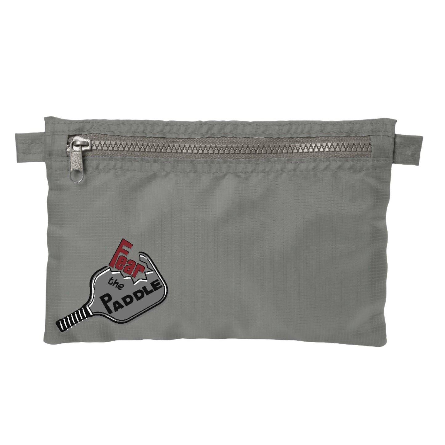 Fear The Paddle | Pickleball Cosmetic Stash Pouch Bag | Small Size Court Stash Bag