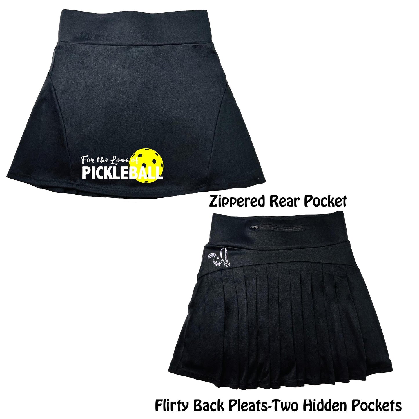 For The Love Of Pickleball | Women's Flirty Pickleball Skort