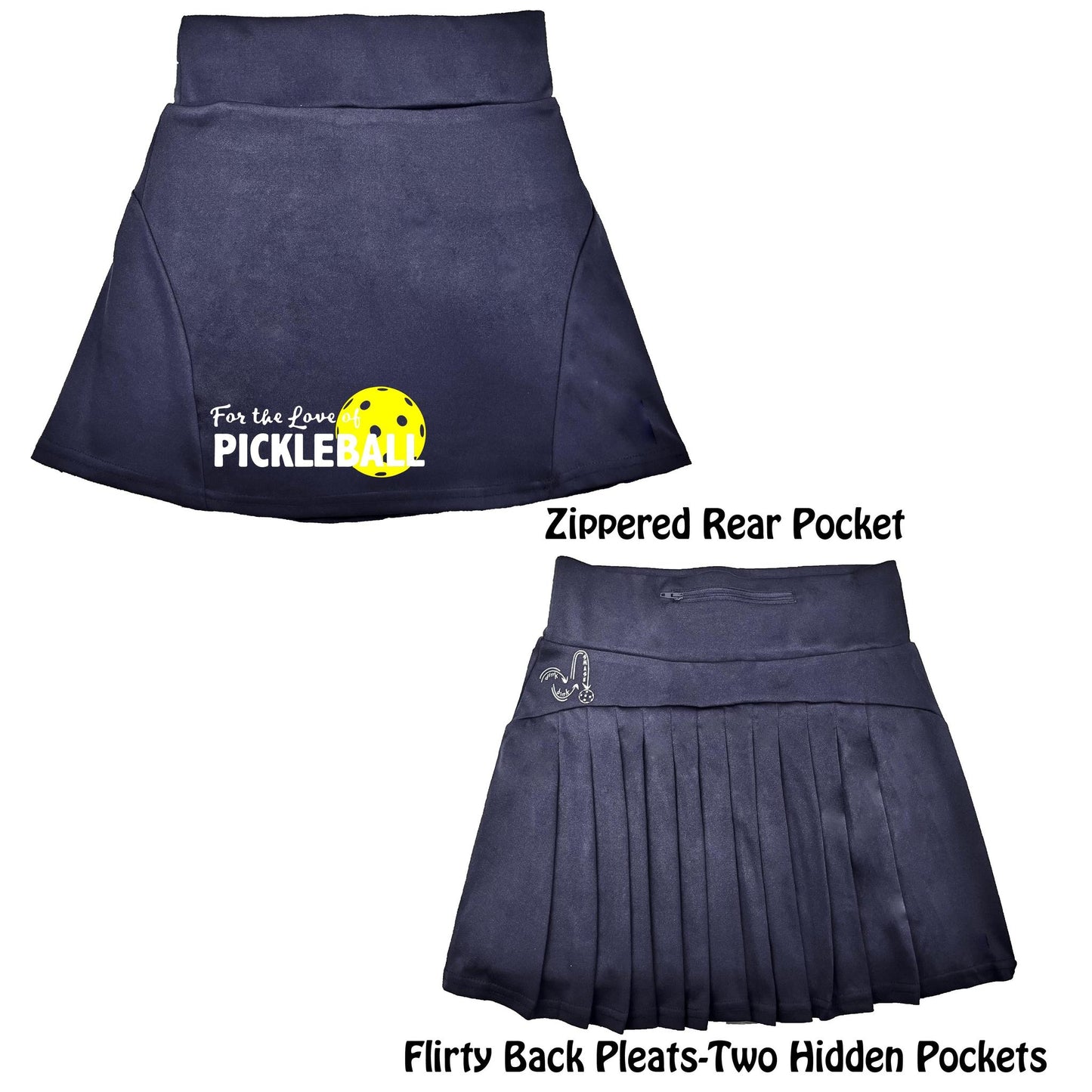For The Love Of Pickleball | Women's Flirty Pickleball Skort