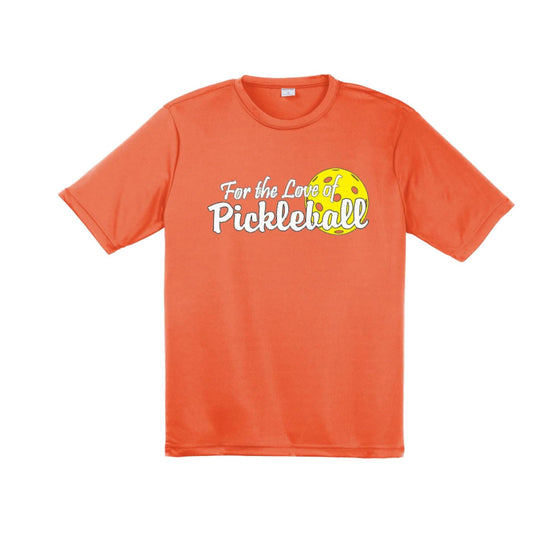 For the Love of Pickleball | Men's Short Sleeve Athletic Performance T-Shirt | 100% Polyester