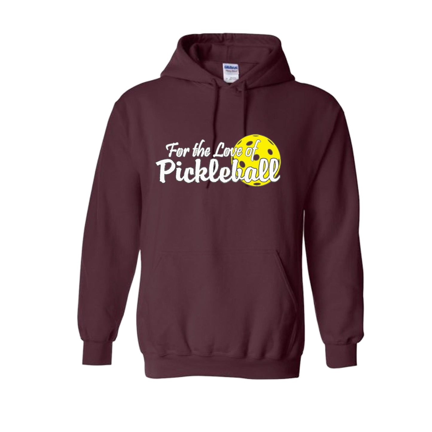 For the Love of Pickleball | Unisex Hoodie Athletic Sweatshirt | 50% Cotton/50% Polyester