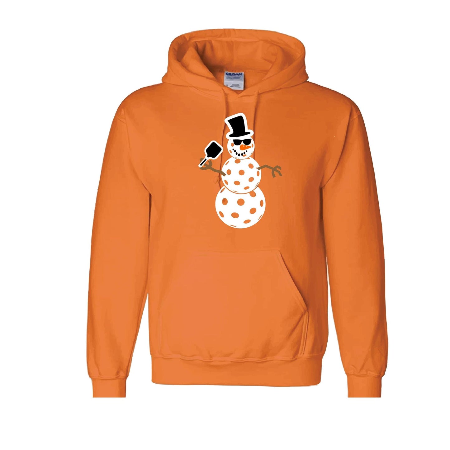 Frosty The Dinking Snowman | Unisex Hoodie Athletic Sweatshirt | 50% Cotton/50% Polyester
