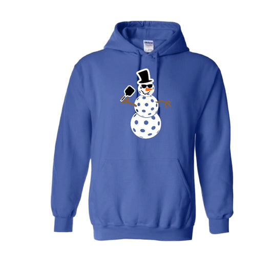 Frosty The Dinking Snowman | Unisex Hoodie Athletic Sweatshirt | 50% Cotton/50% Polyester