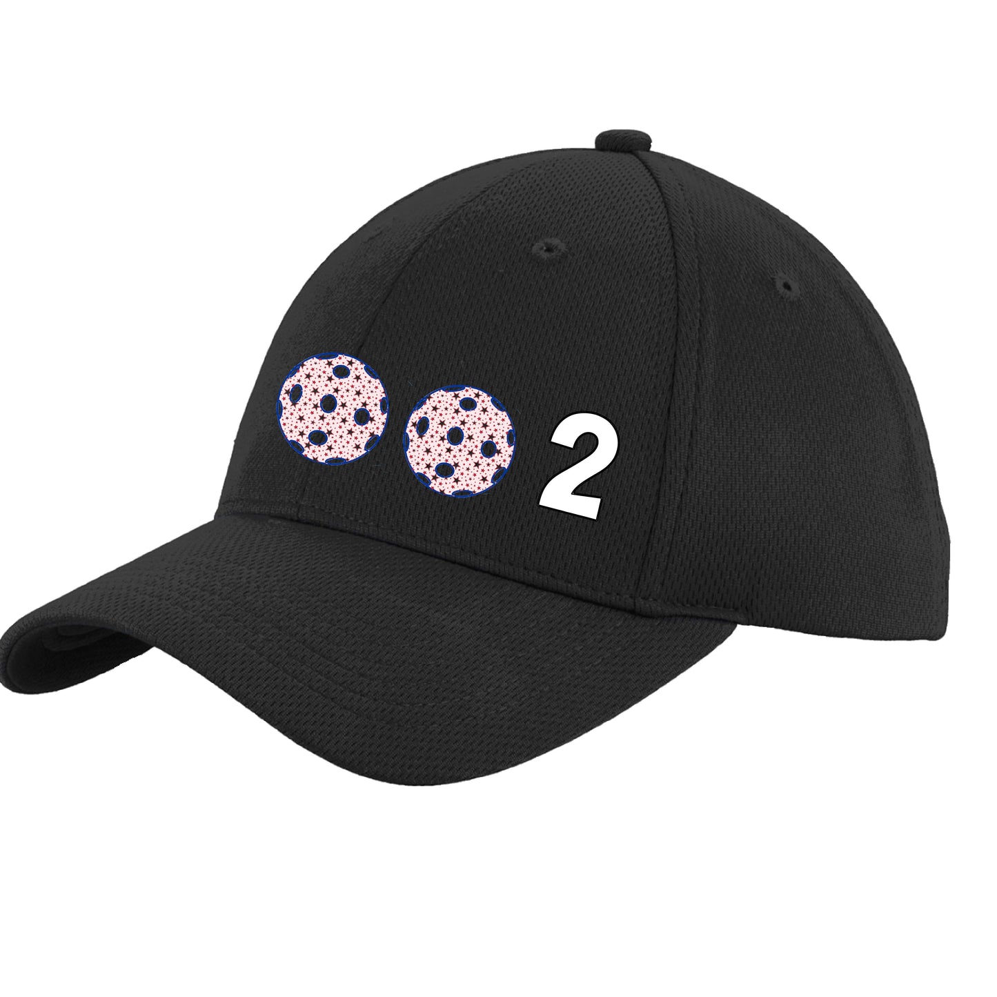 002 (Customizable 10 Pickleball Colors) | Pickleball Hat | Moisture-Wicking 100% Polyester