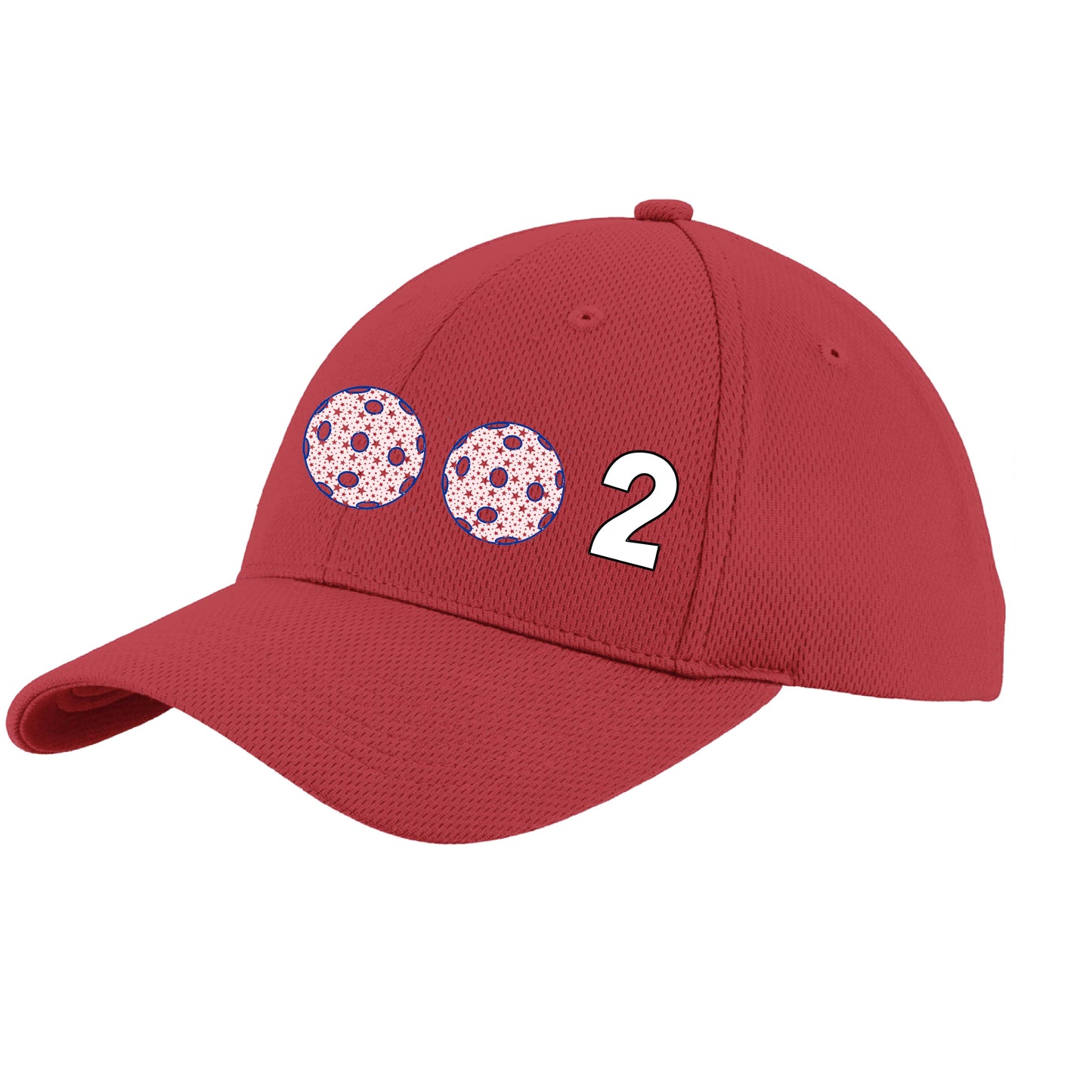002 (Customizable 10 Pickleball Colors) | Pickleball Hat | Moisture-Wicking 100% Polyester