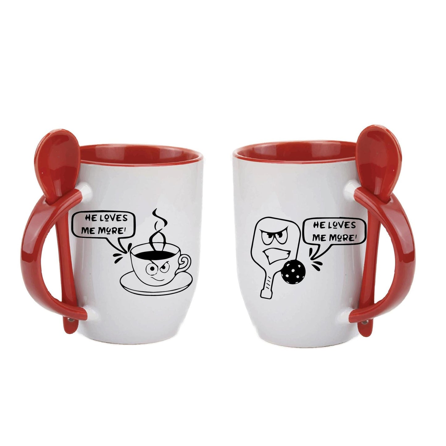 He loves Me More Than | Pickleball Coffee Cup | Fun Pickleball Gifts