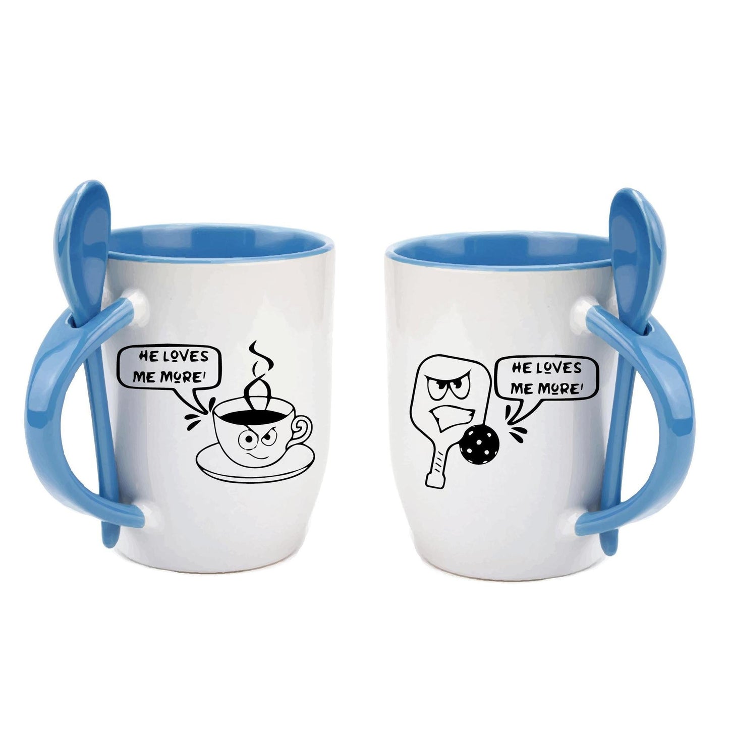 He loves Me More Than | Pickleball Coffee Cup | Fun Pickleball Gifts