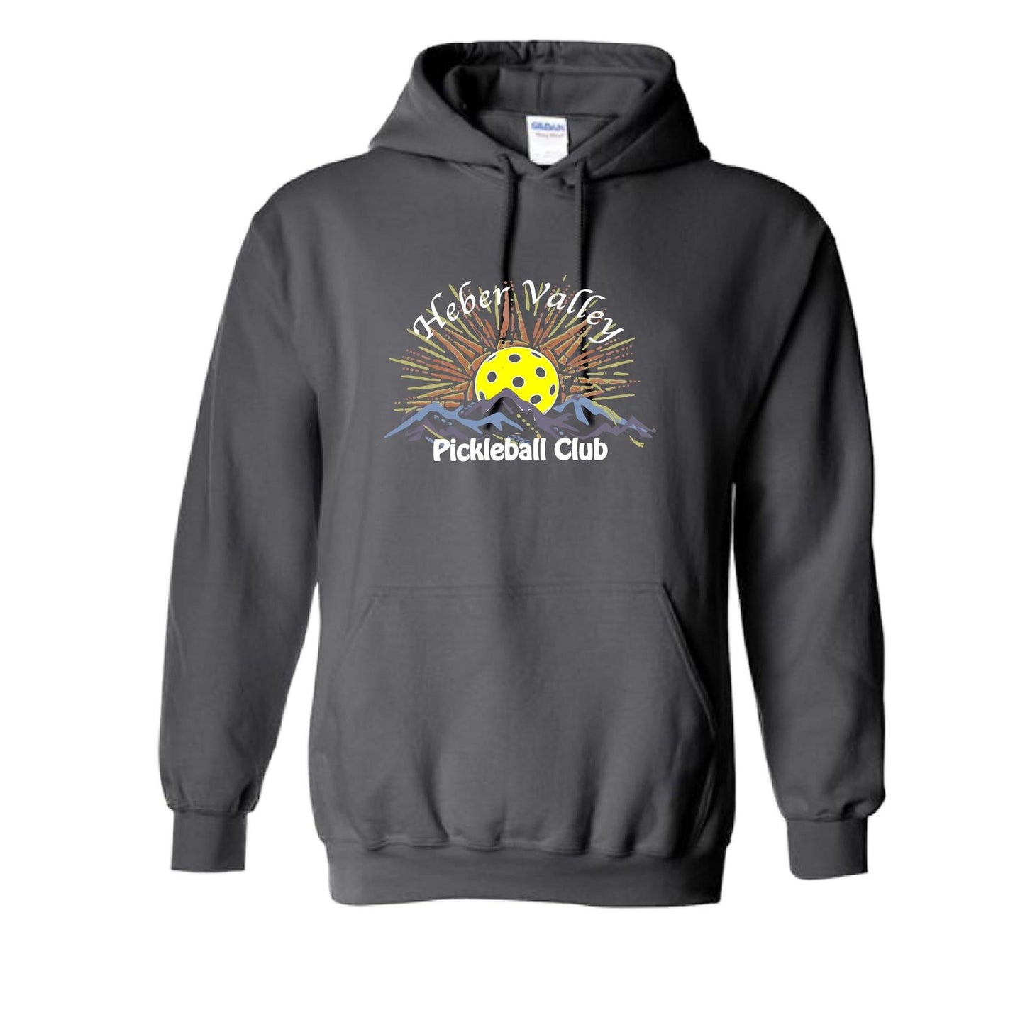 Heber Valley Pickleball Club (Customizable) | Unisex Hoodie Pickleball Sweatshirt | 50% Cotton 50% Polyester