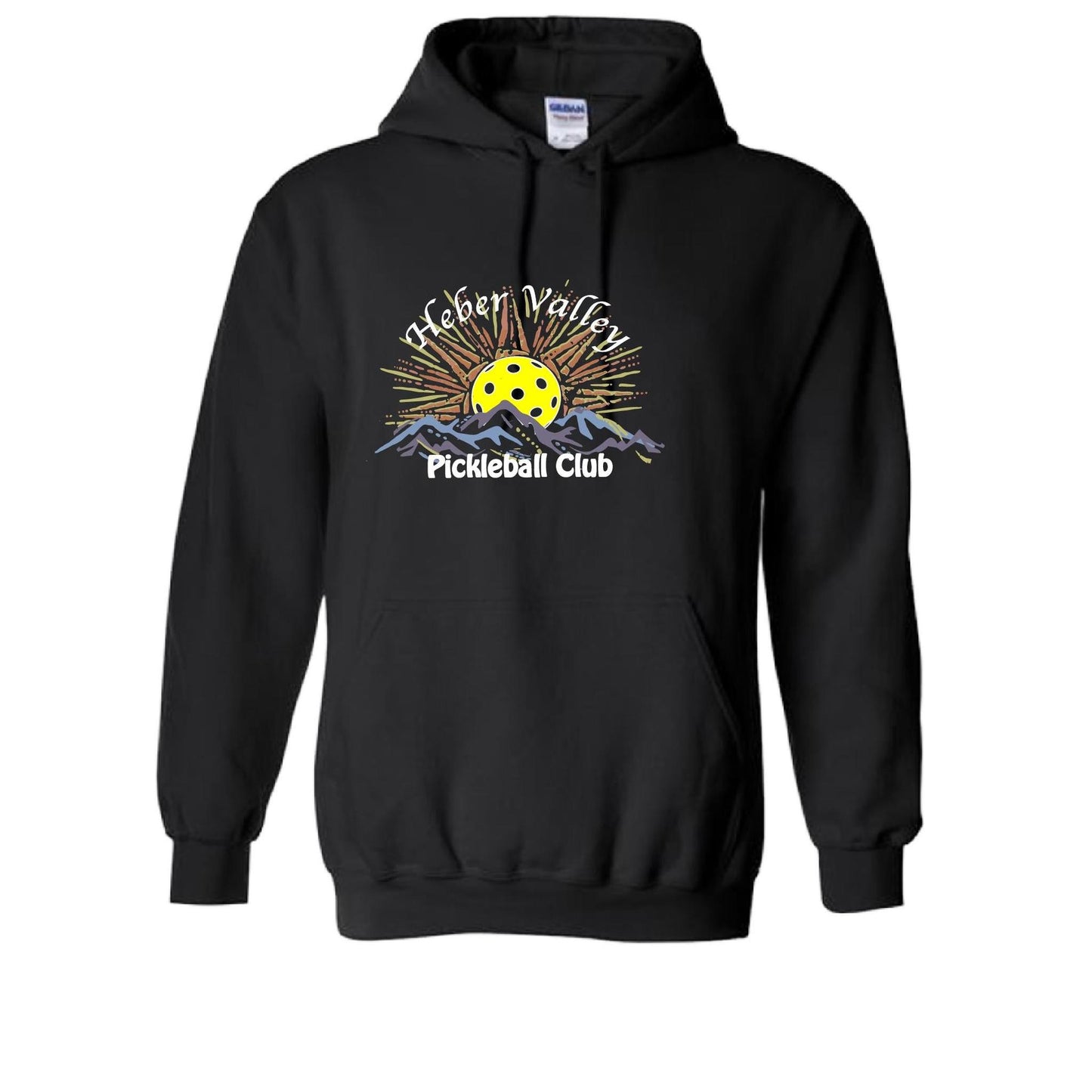 Heber Valley Pickleball Club (Customizable) | Unisex Hoodie Pickleball Sweatshirt | 50% Cotton 50% Polyester