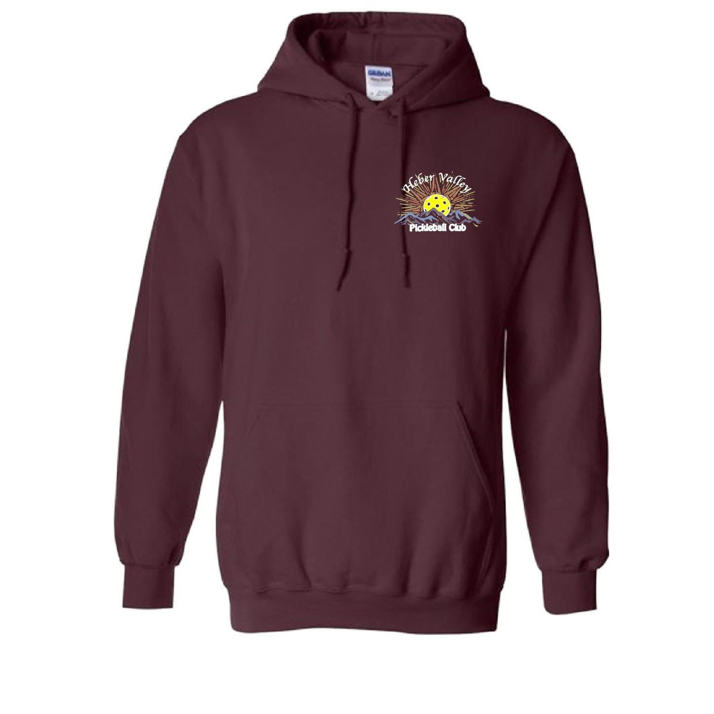 Heber Valley Pickleball Club (Customizable) | Unisex Hoodie Pickleball Sweatshirt | 50% Cotton 50% Polyester