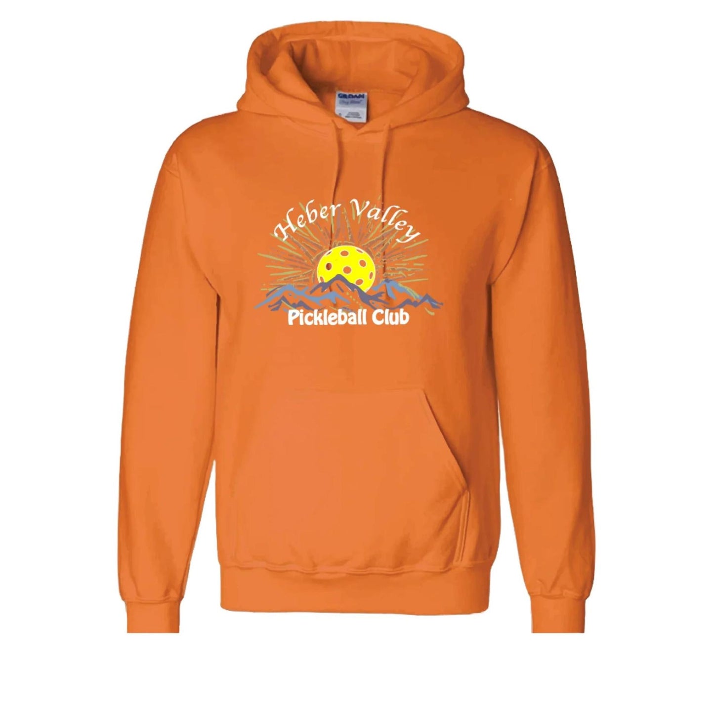 Heber Valley Pickleball Club (Customizable) | Unisex Hoodie Pickleball Sweatshirt | 50% Cotton 50% Polyester