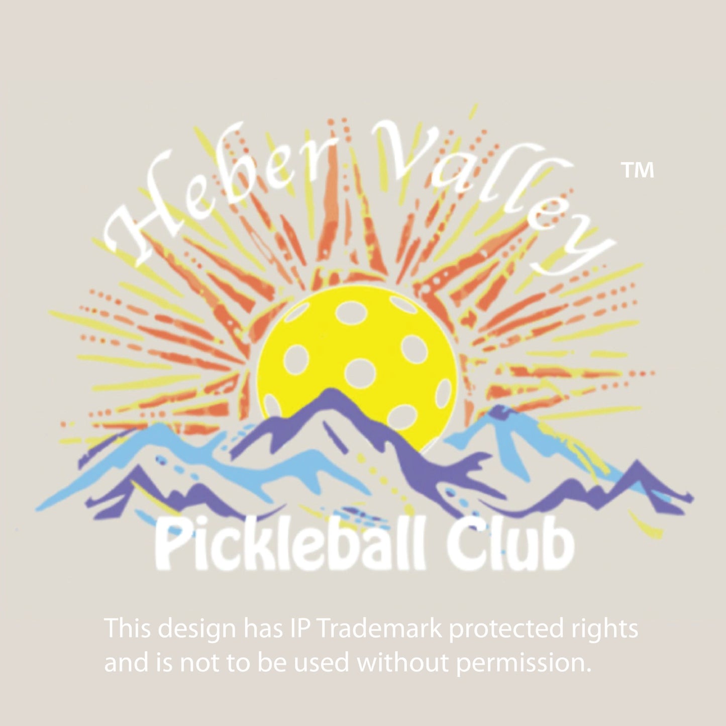 Heber Valley Pickleball Club | Pickleball Hat | Moisture-Wicking 100% Polyester