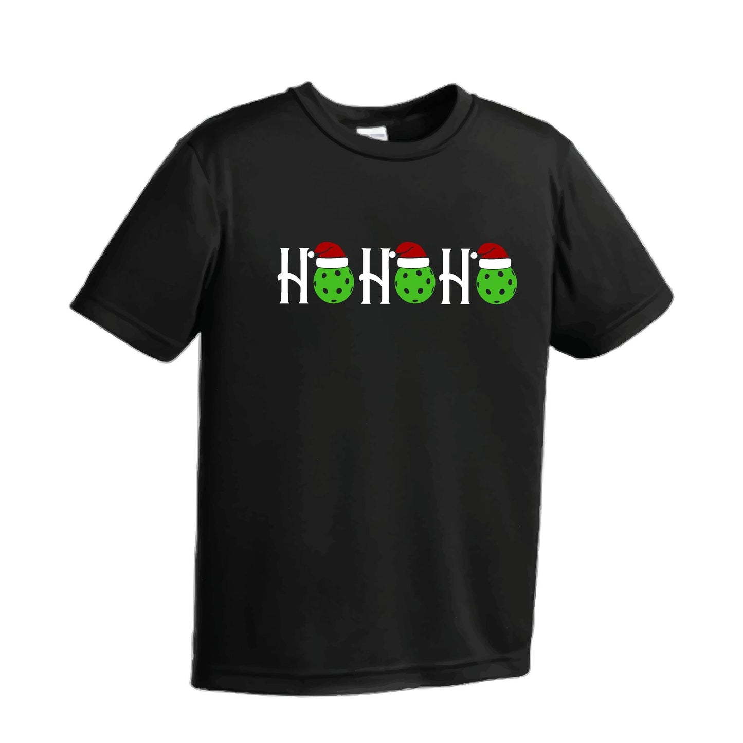Ho Ho Ho | Men's Short Sleeve Athletic Performance Performance T-Shirt | 100% Polyester