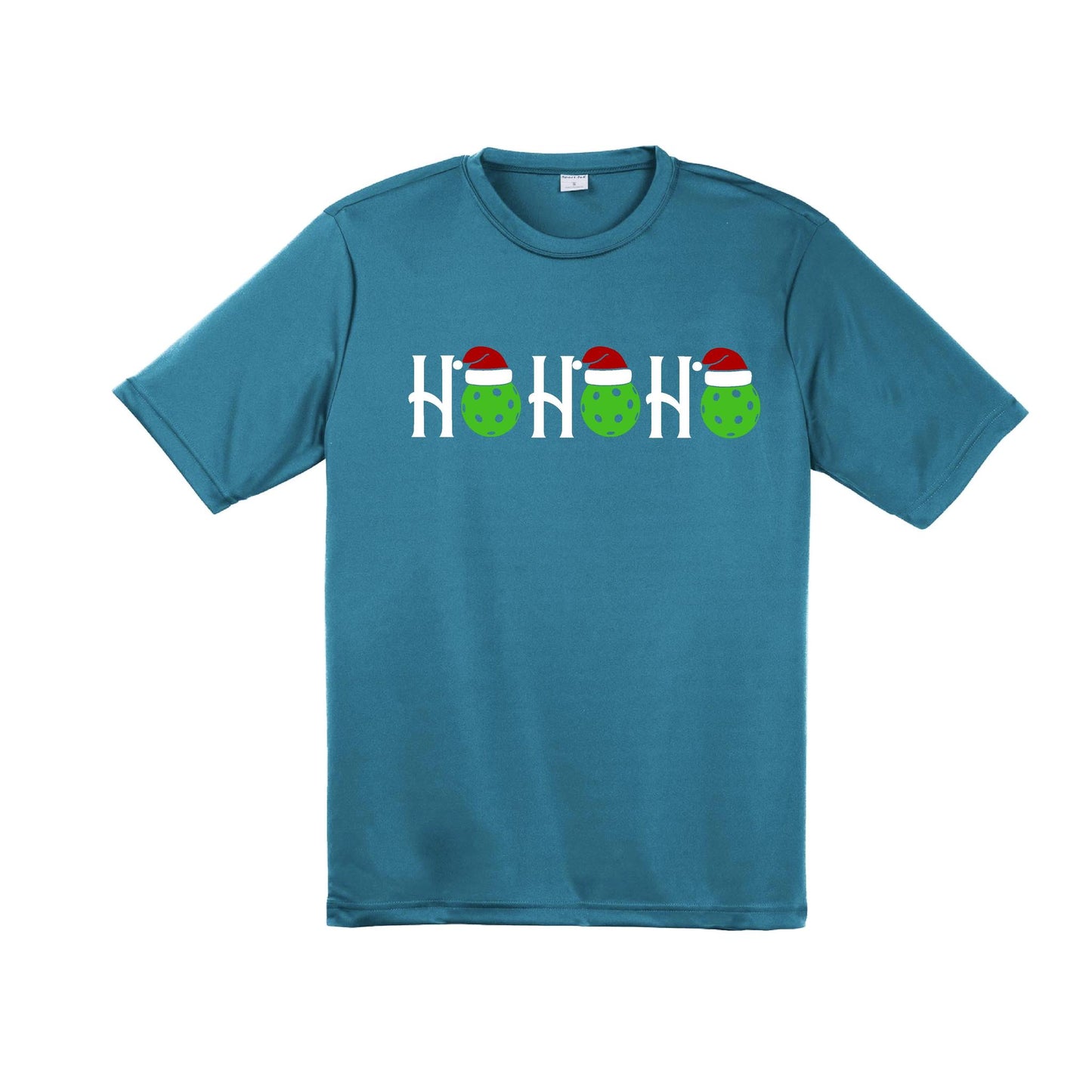Ho Ho Ho | Men's Short Sleeve Athletic Performance Performance T-Shirt | 100% Polyester