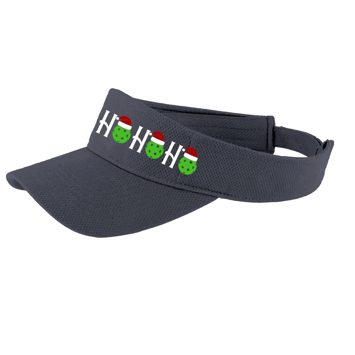 Ho Ho Ho | Pickleball Visors | Moisture Wicking 100% Polyester