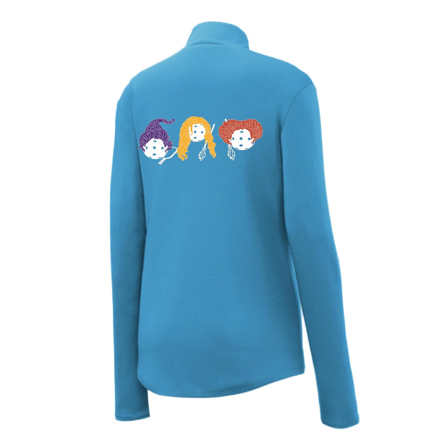 Hocus Pocus | Women's 1/4 Zip Pickleball Performance Pullover Shirt | 100% Polyester