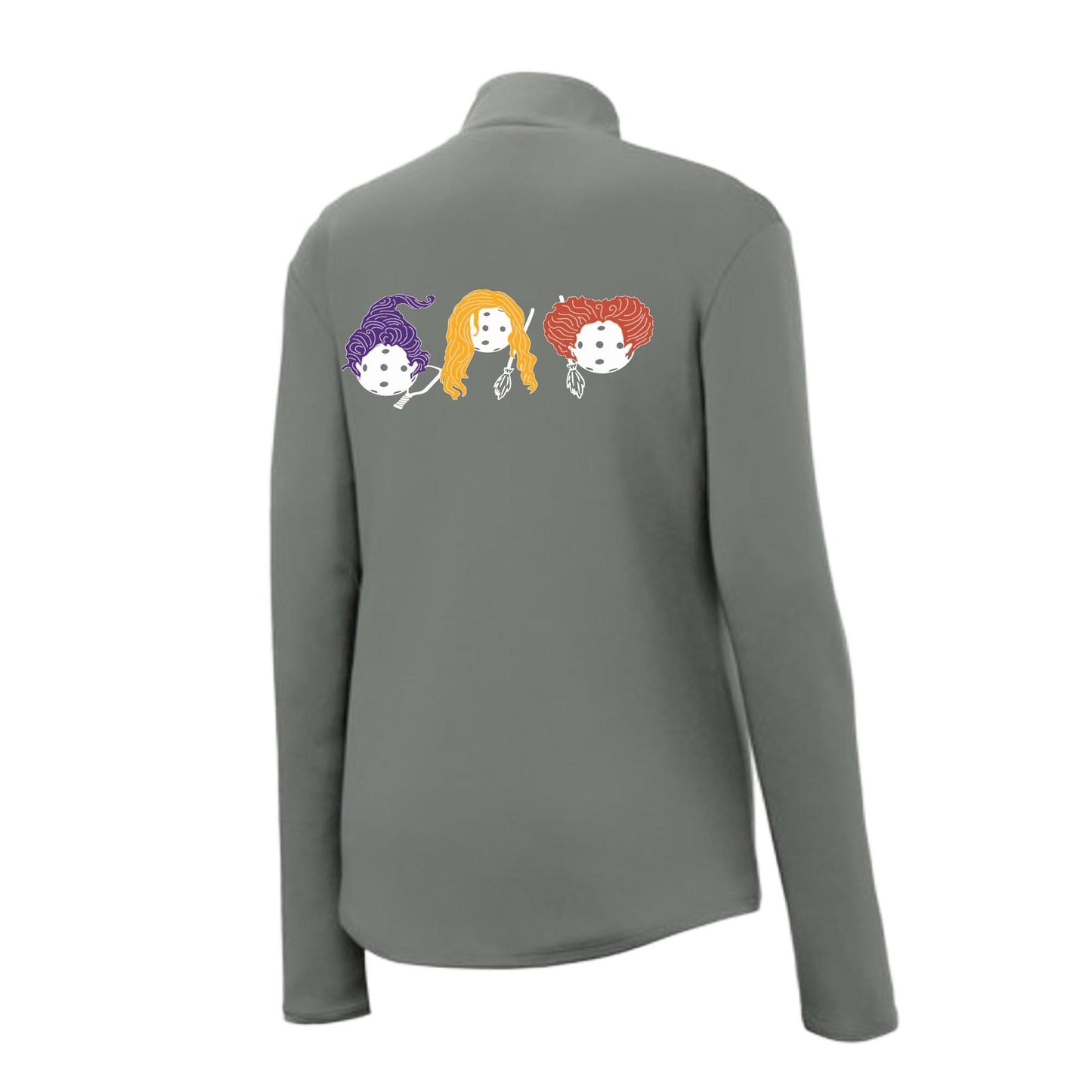 Hocus Pocus | Women's 1/4 Zip Pickleball Performance Pullover Shirt | 100% Polyester