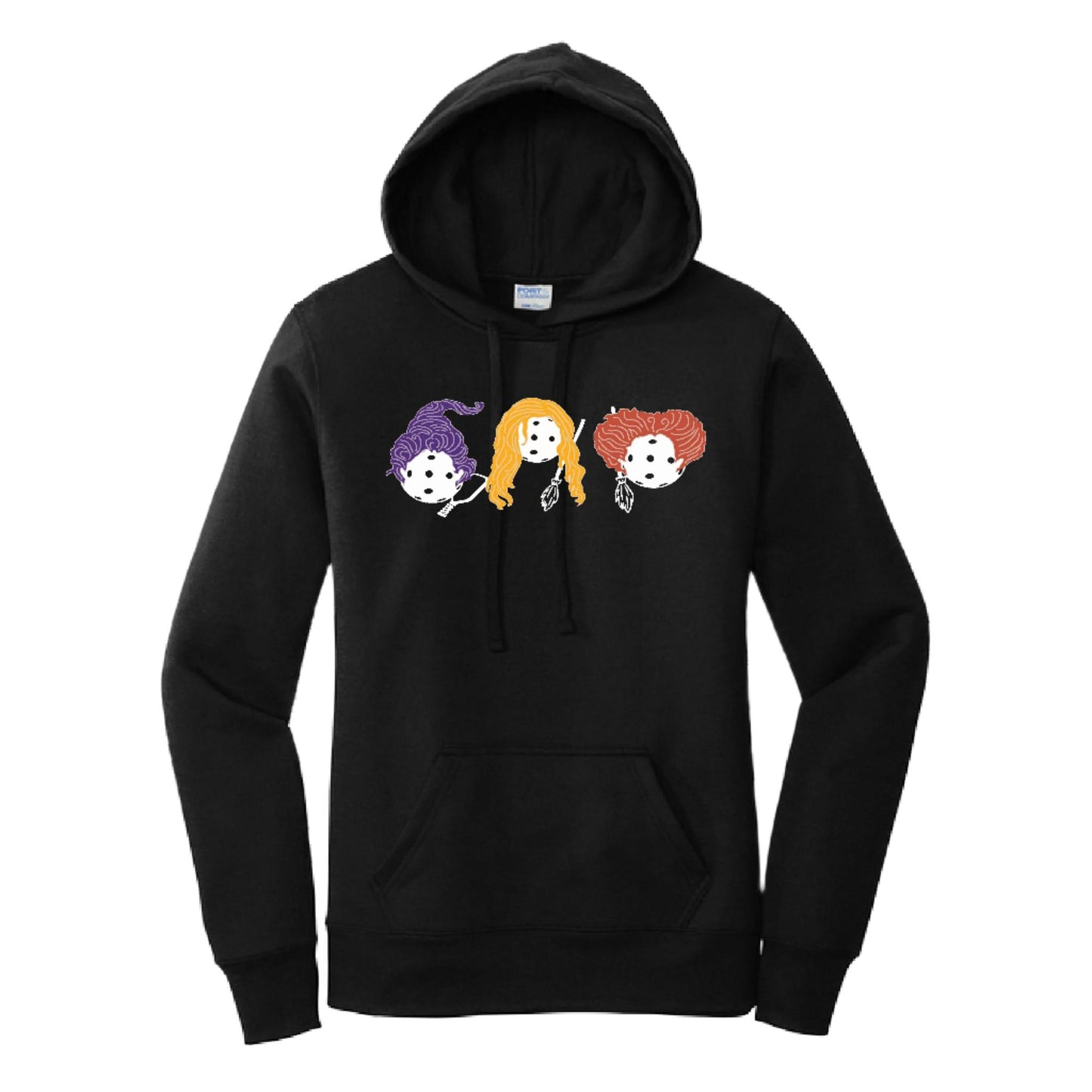 Hocus Pocus | Women’s Fitted Hoodie Pickleball Sweatshirt | 50% Cotton 50% Poly Fleece