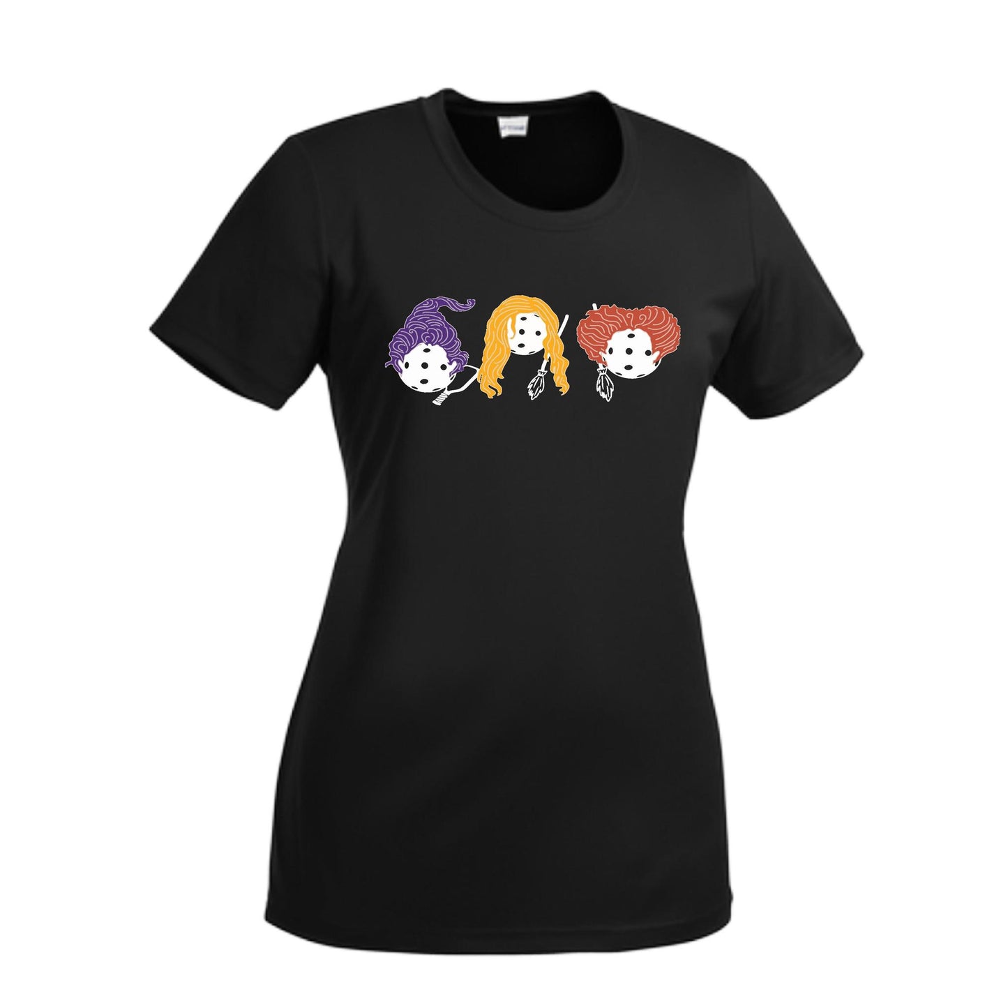 Hocus Pocus | Women’s Short Sleeve Crewneck Pickleball Performance T-Shirts | 100% Polyester