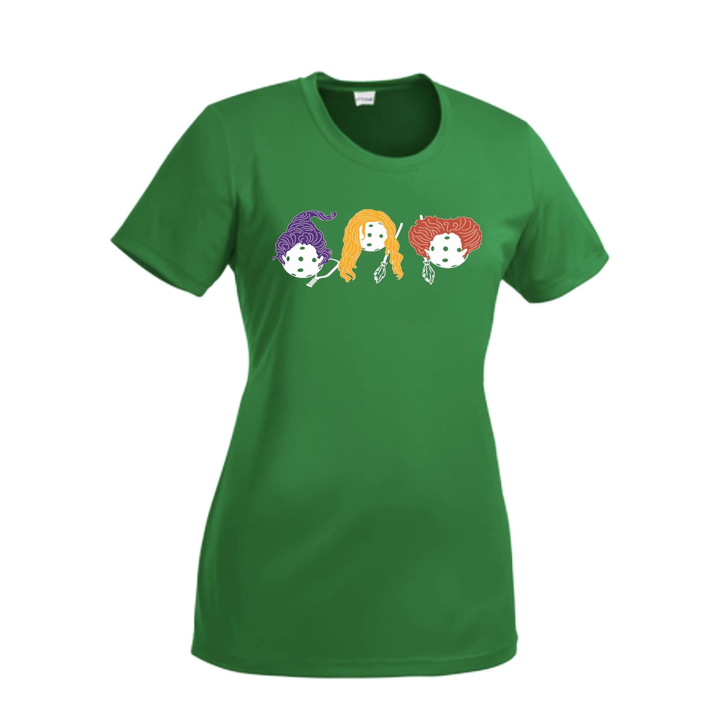 Hocus Pocus | Women’s Short Sleeve Crewneck Pickleball Performance T-Shirts | 100% Polyester