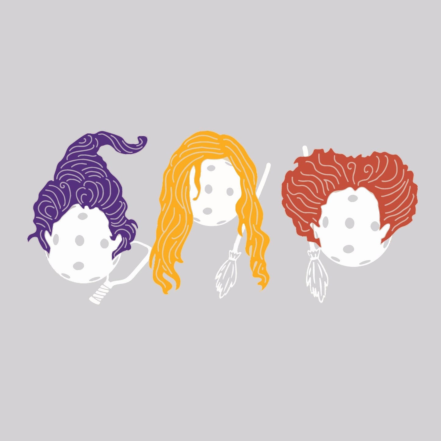 Hocus Pocus | Women's Split Back or Tied Back Pickleball Performance Tank | 80/20 Nylon Spandex Mix