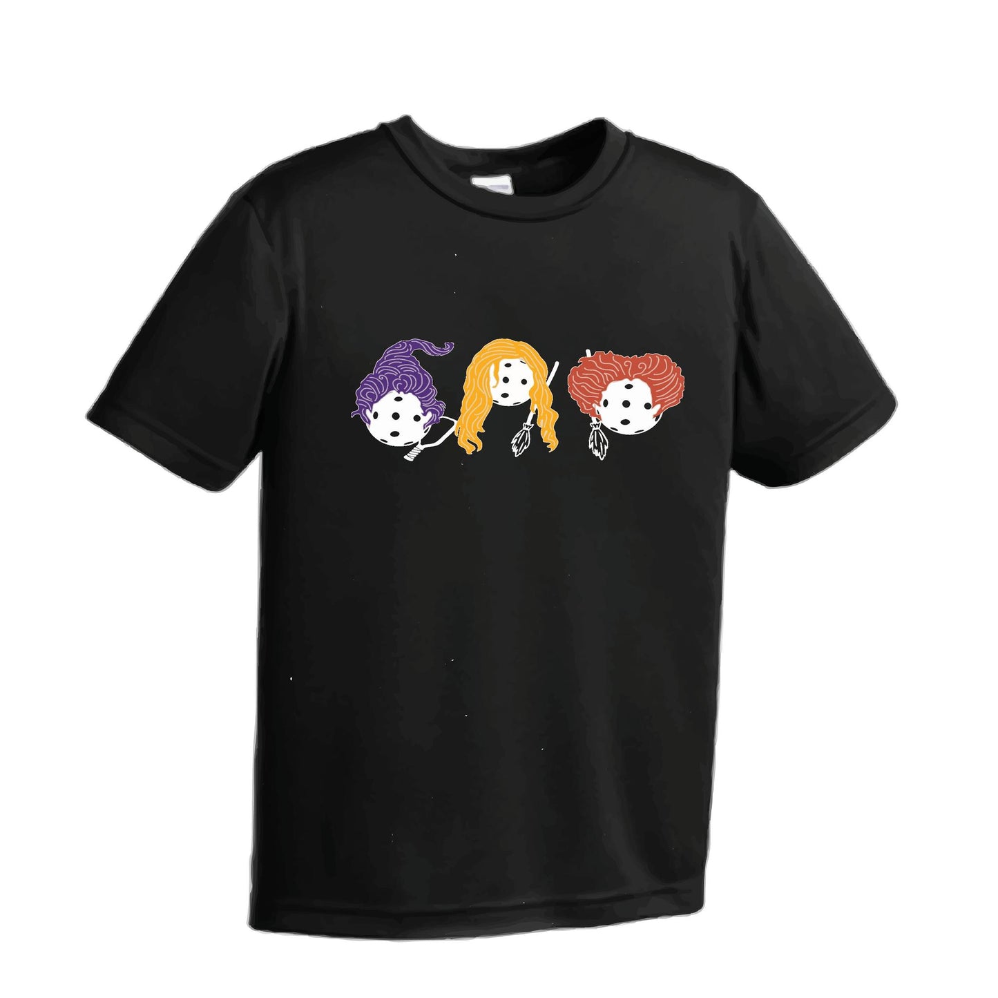 Hocus Pocus | Youth Short Sleeve Pickleball Performance T-Shirts | 100% Polyester