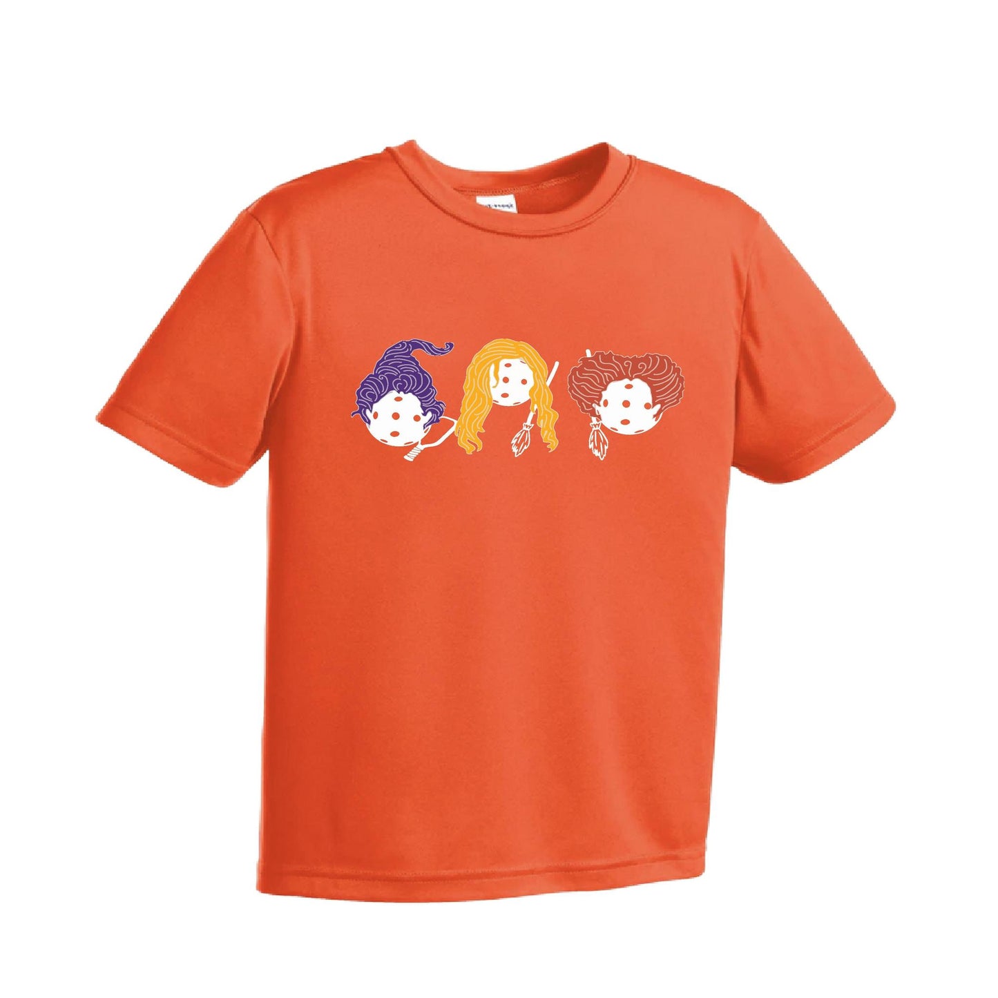 Hocus Pocus | Youth Short Sleeve Pickleball Performance T-Shirts | 100% Polyester