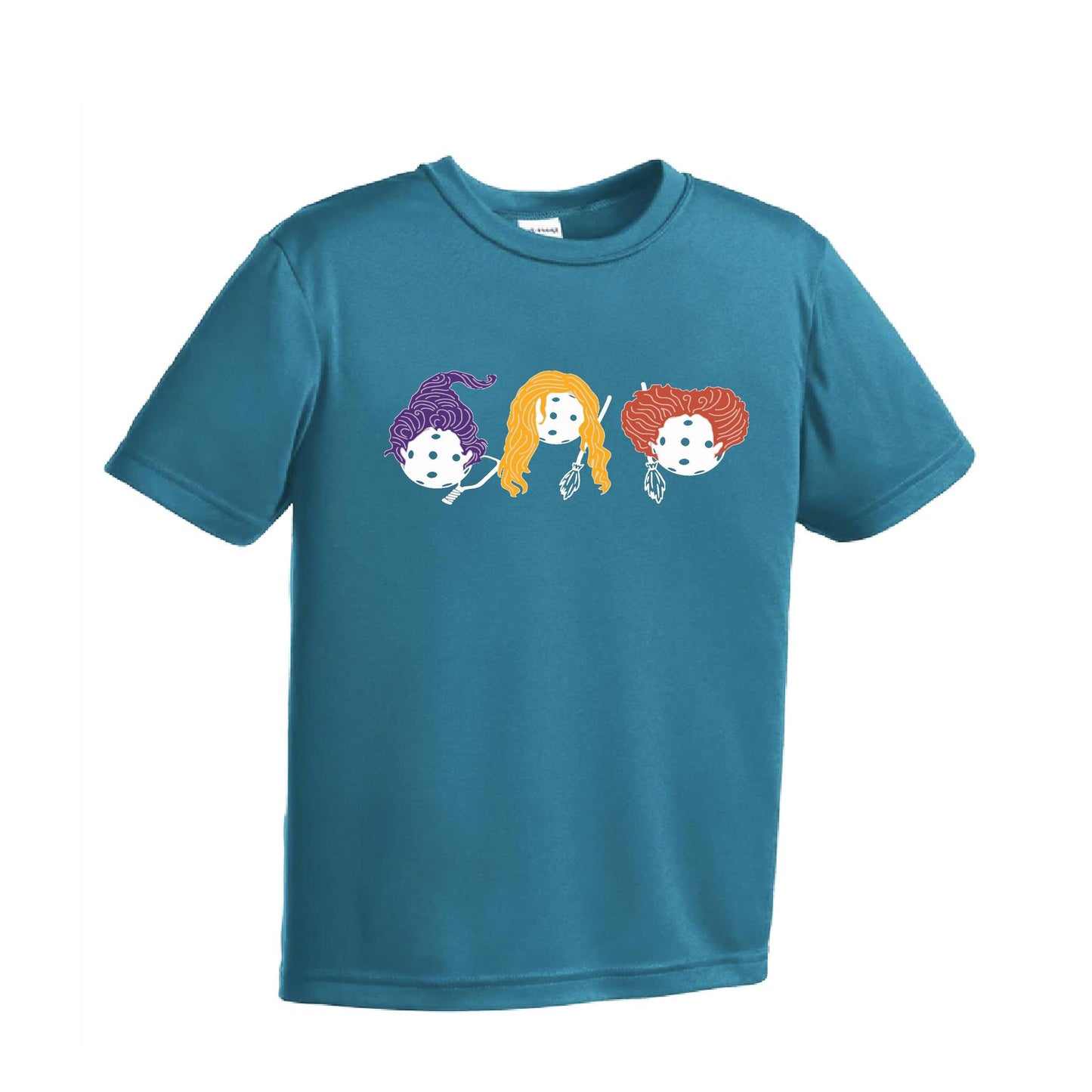 Hocus Pocus | Youth Short Sleeve Pickleball Performance T-Shirts | 100% Polyester
